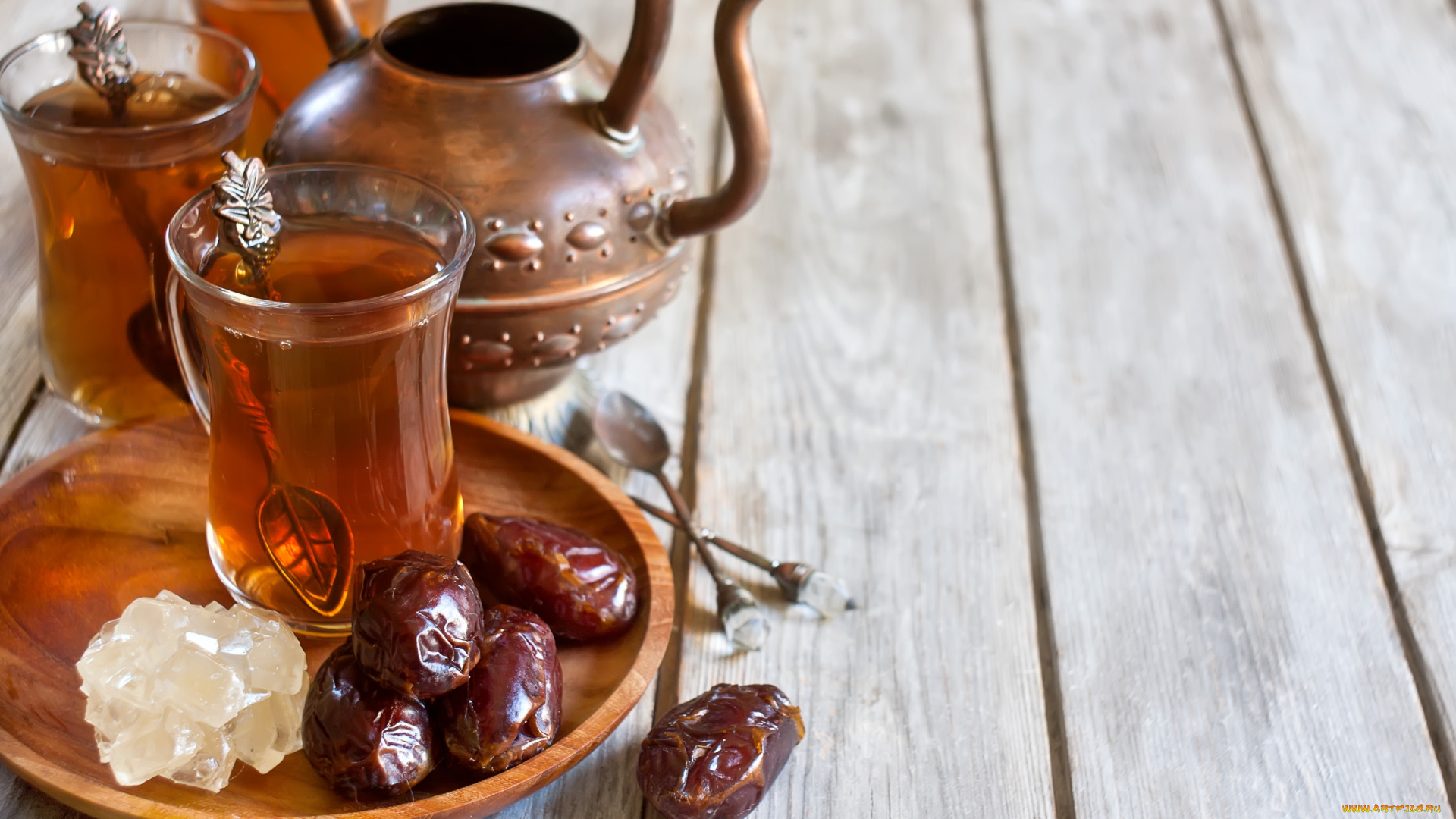еда, напитки, , Чай, стаканы, арабский, финики