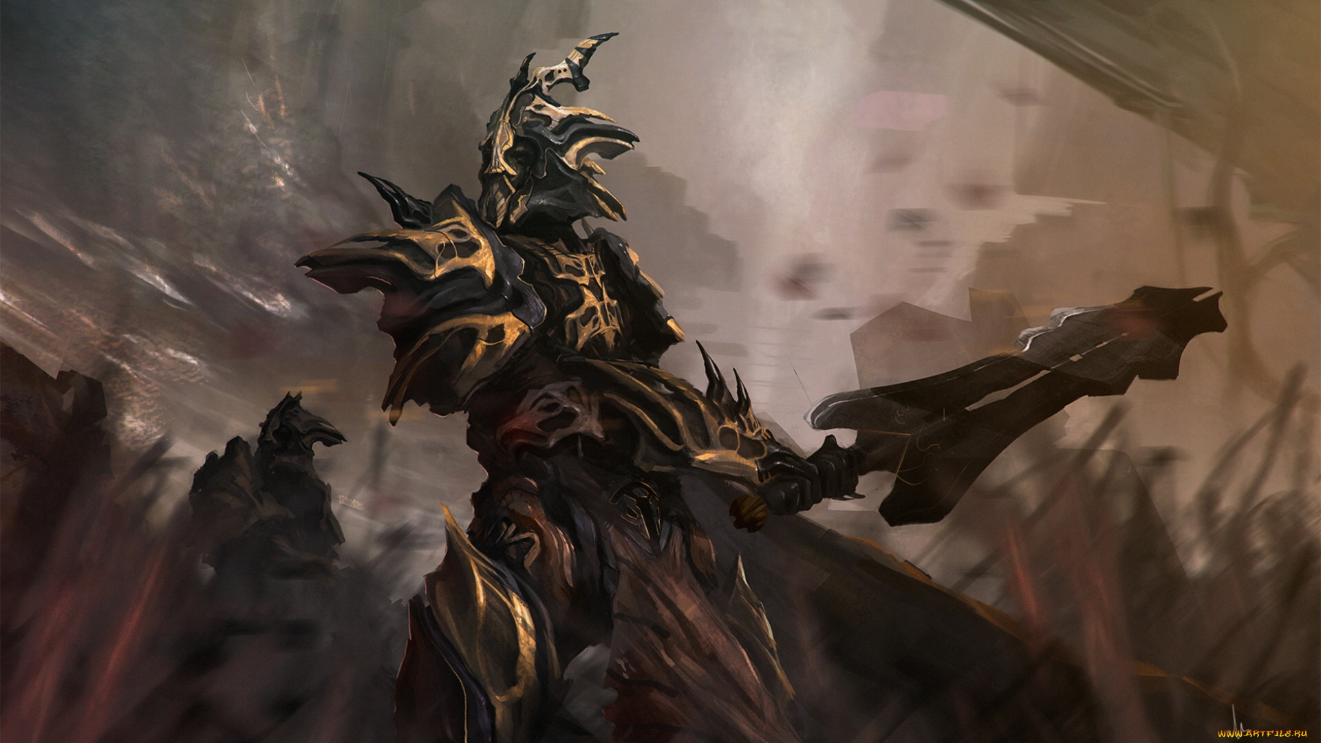 фэнтези, демоны, оружие, демон