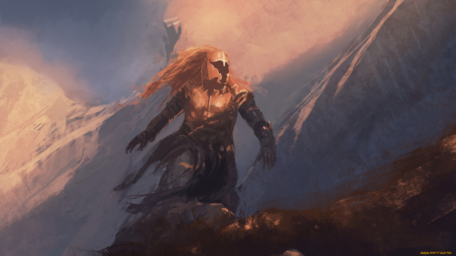 фэнтези, люди, рыцарь