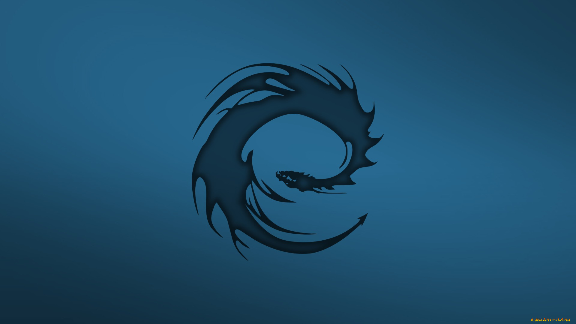 рисованные, минимализм, дракон