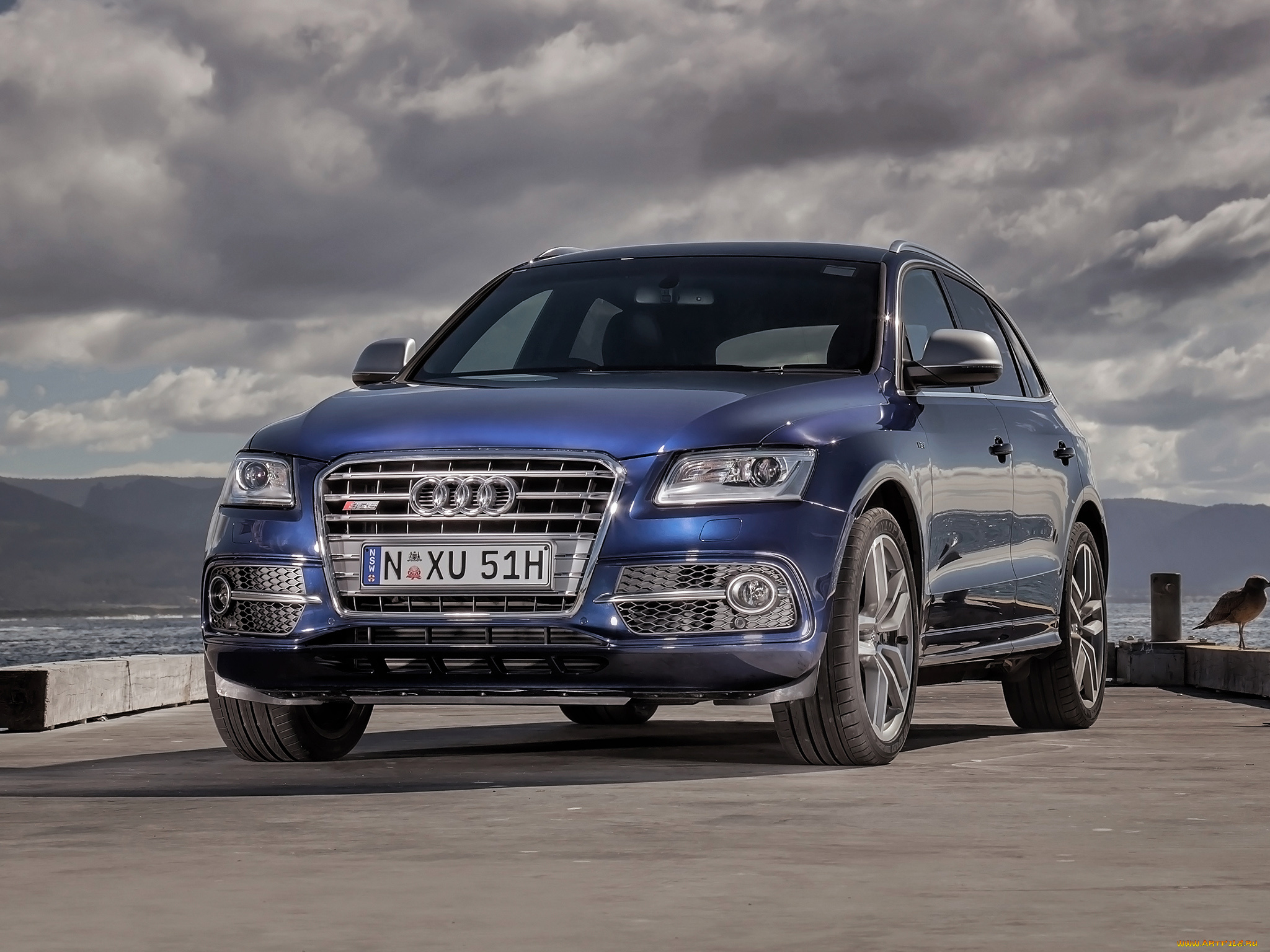 автомобили, audi, 8r, au-spec, tdi, sq5, синий