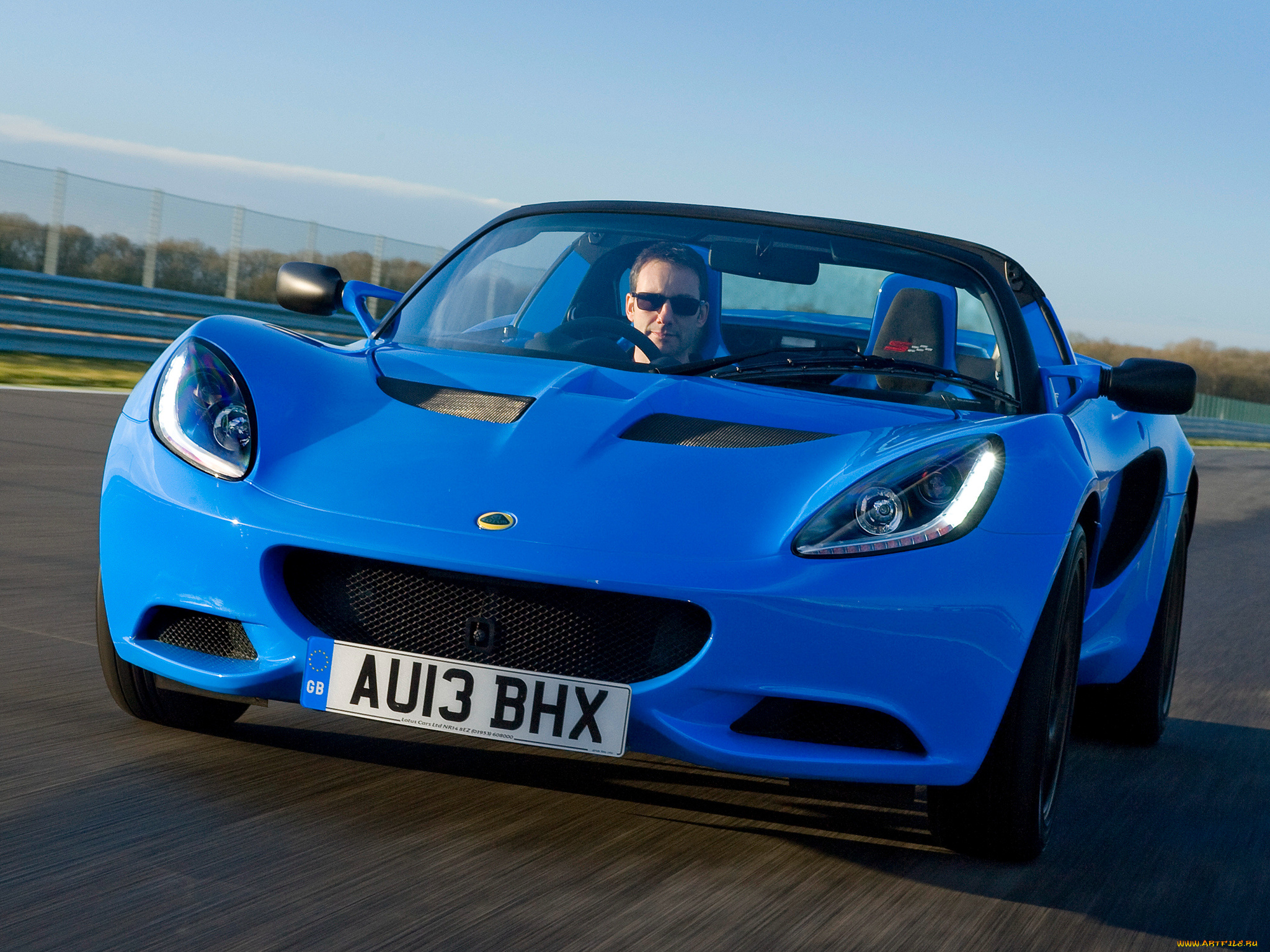 автомобили, lotus, синий, 2013г, racer, club, elise, s
