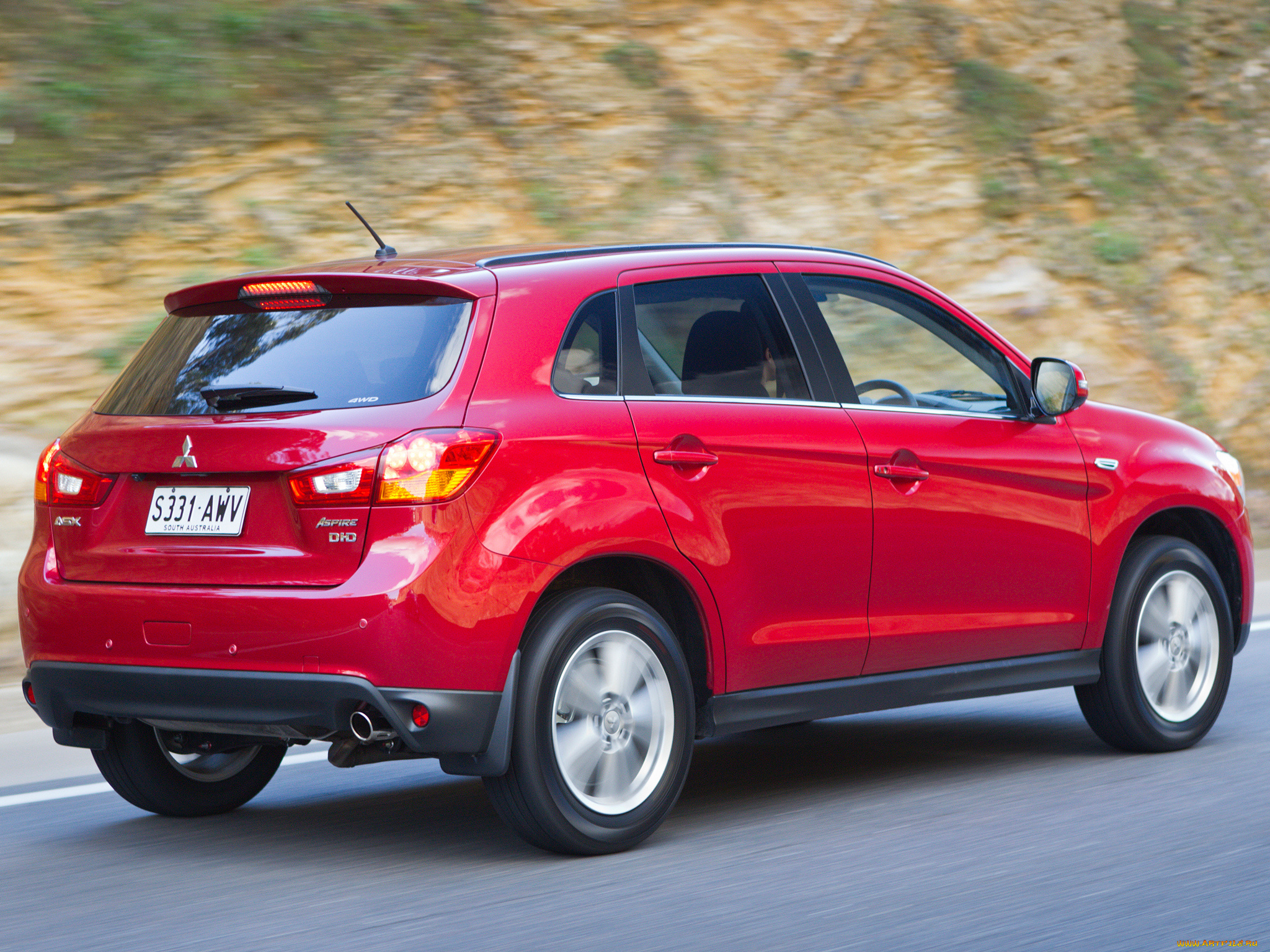 автомобили, mitsubishi, asx, au-spec, красный