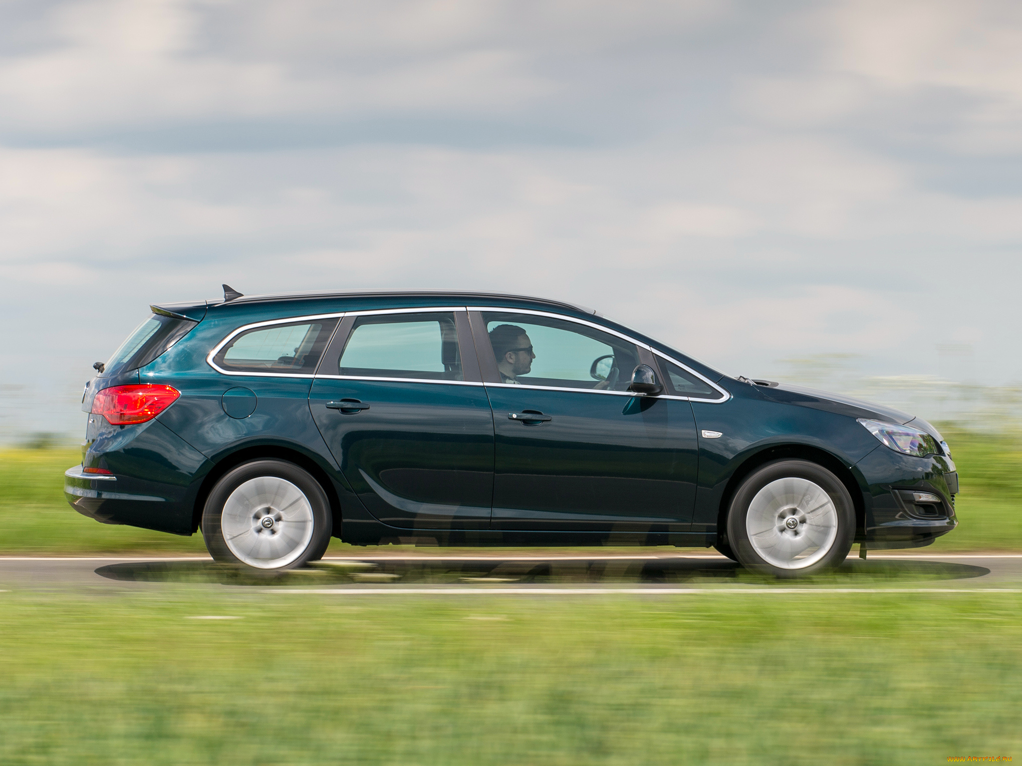 автомобили, vauxhall, astra, sports, tourer, темный