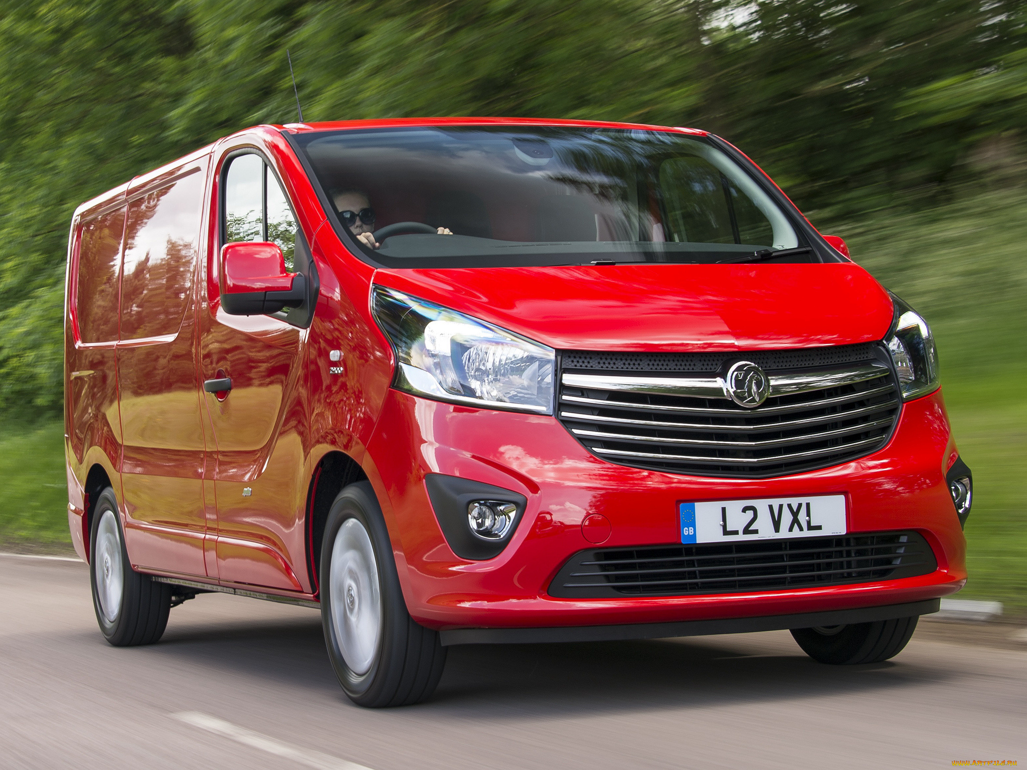 автомобили, vauxhall, vivaro, красный, biturbo, 2014г, van