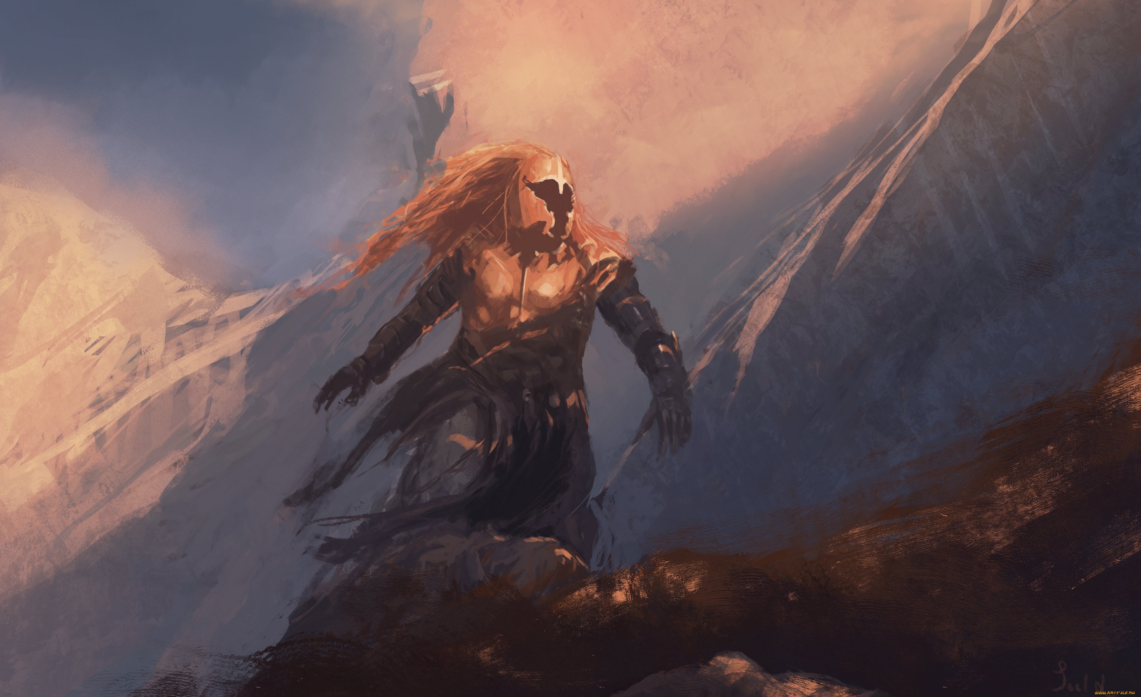 фэнтези, люди, рыцарь