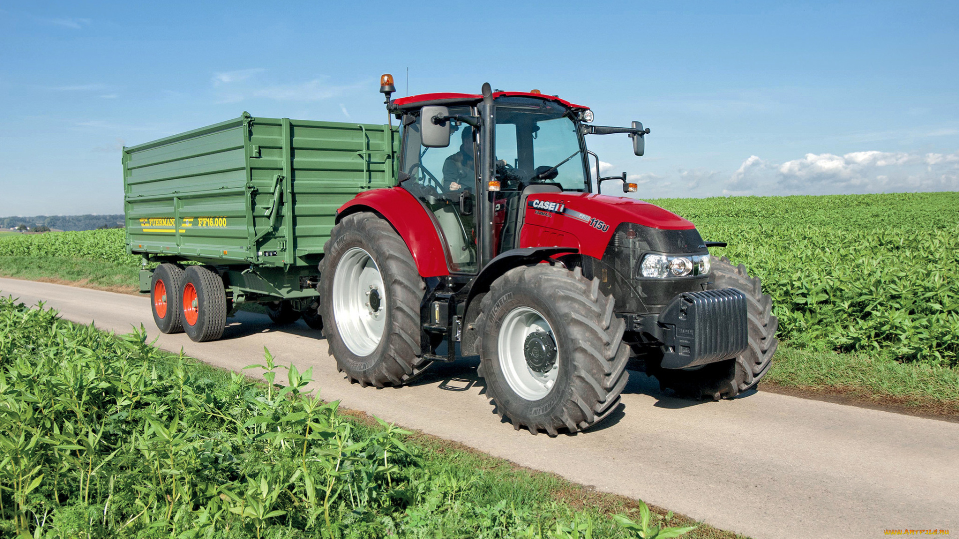 техника, тракторы, колесный, тяжелый, трактор