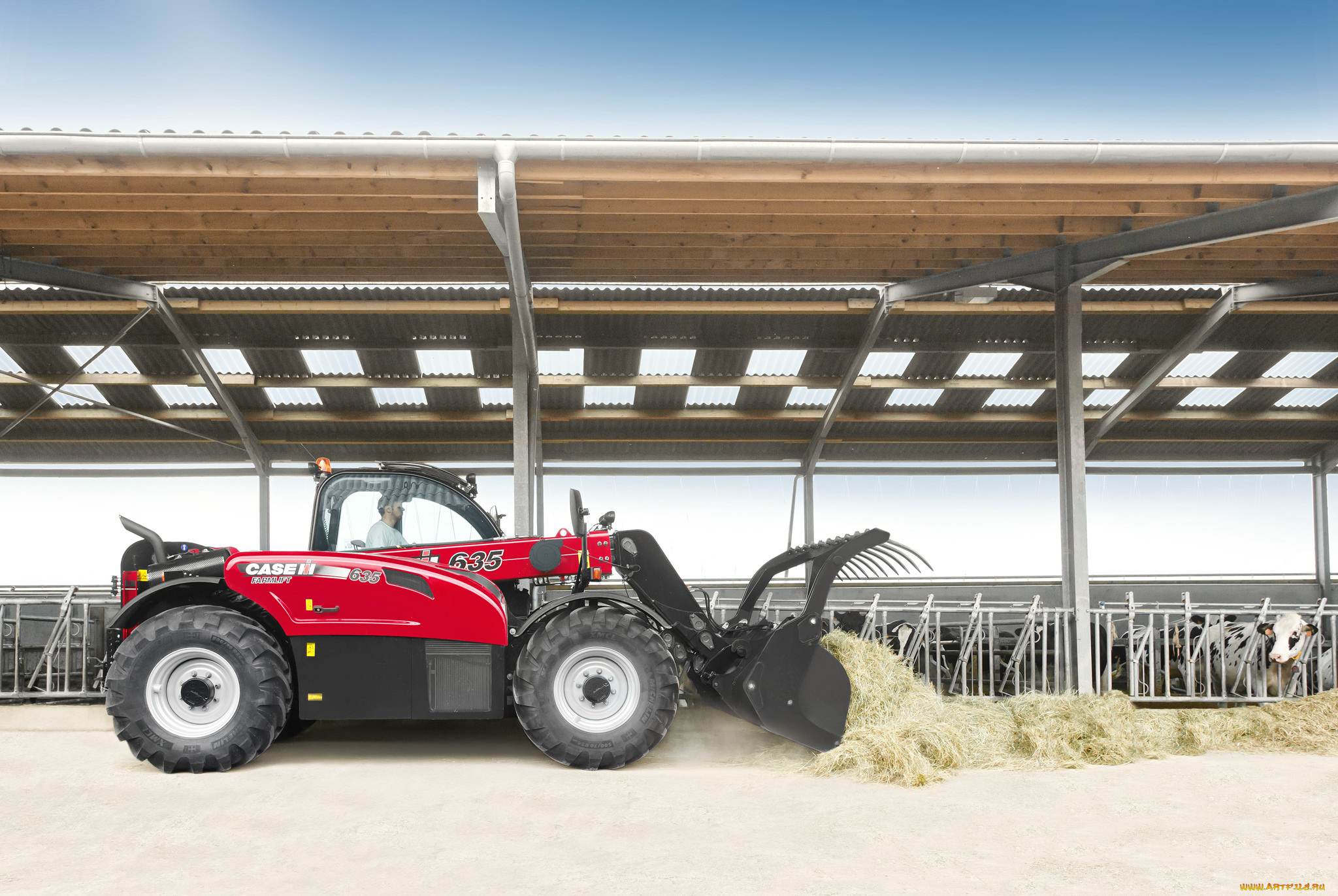 техника, автопогрузчики, трактор, колесный, тяжелый