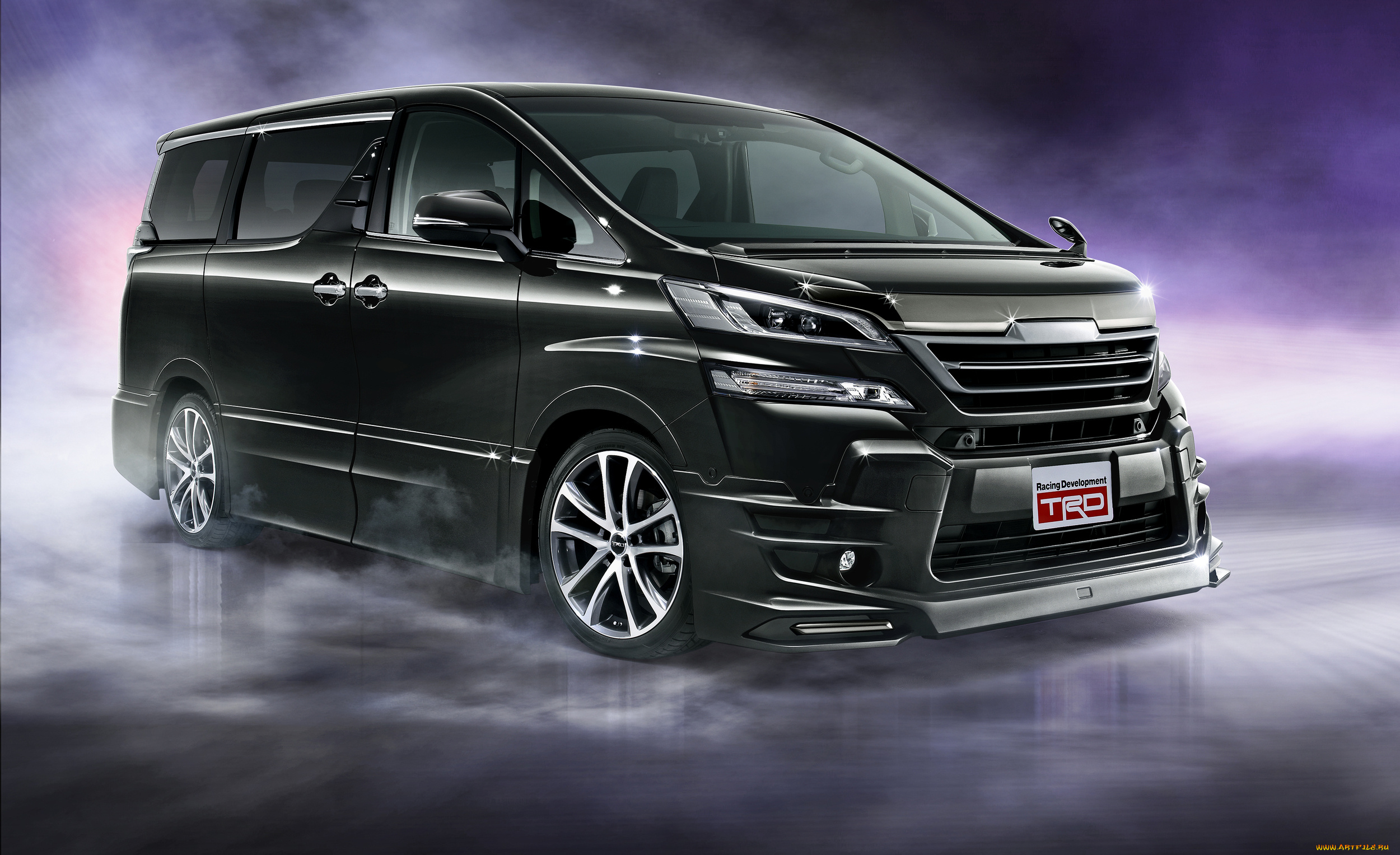 автомобили, toyota, темный, 2015г, vellfire, trd