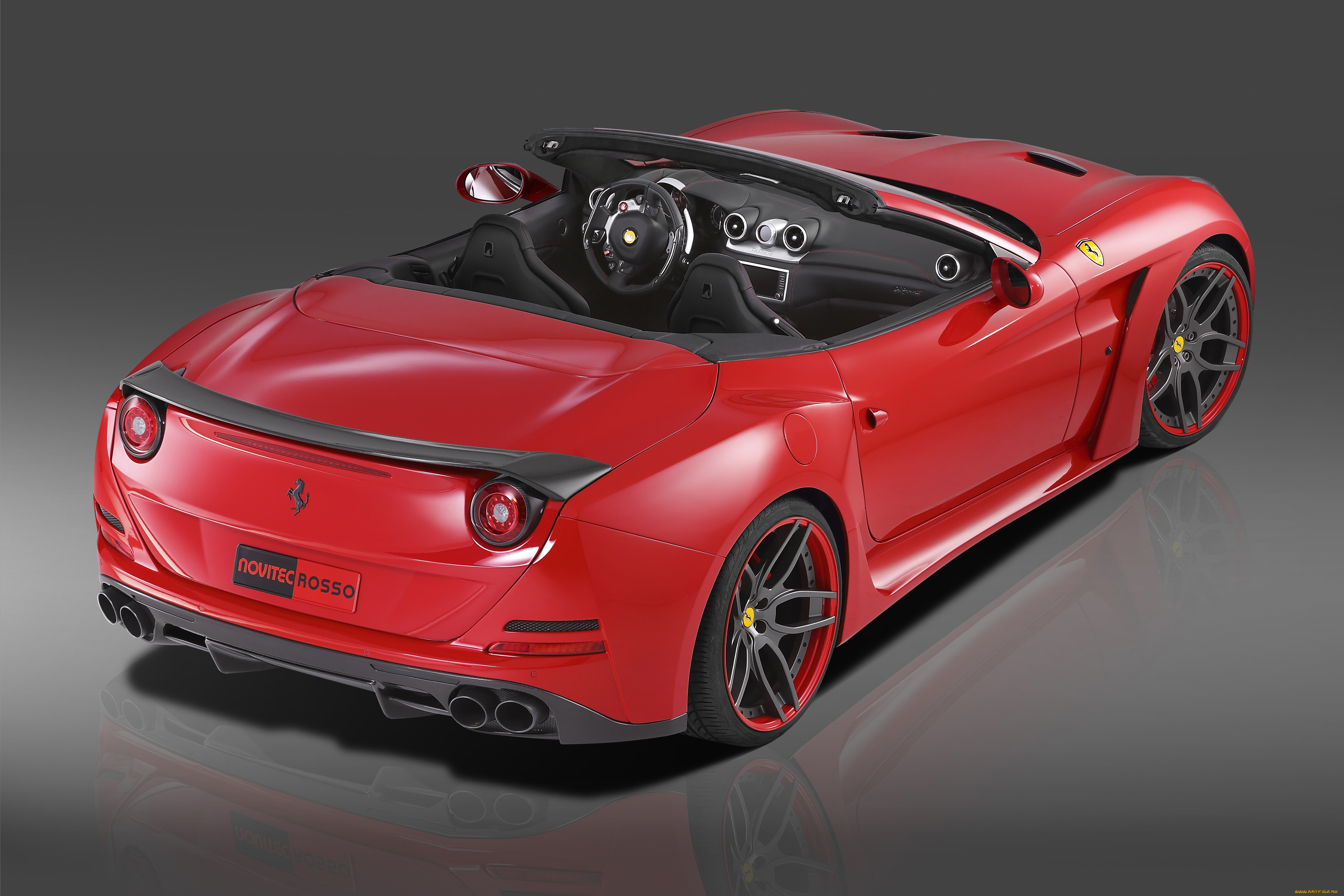 автомобили, ferrari, красный, rosso, novitec, n-largo, 2015г, california, t