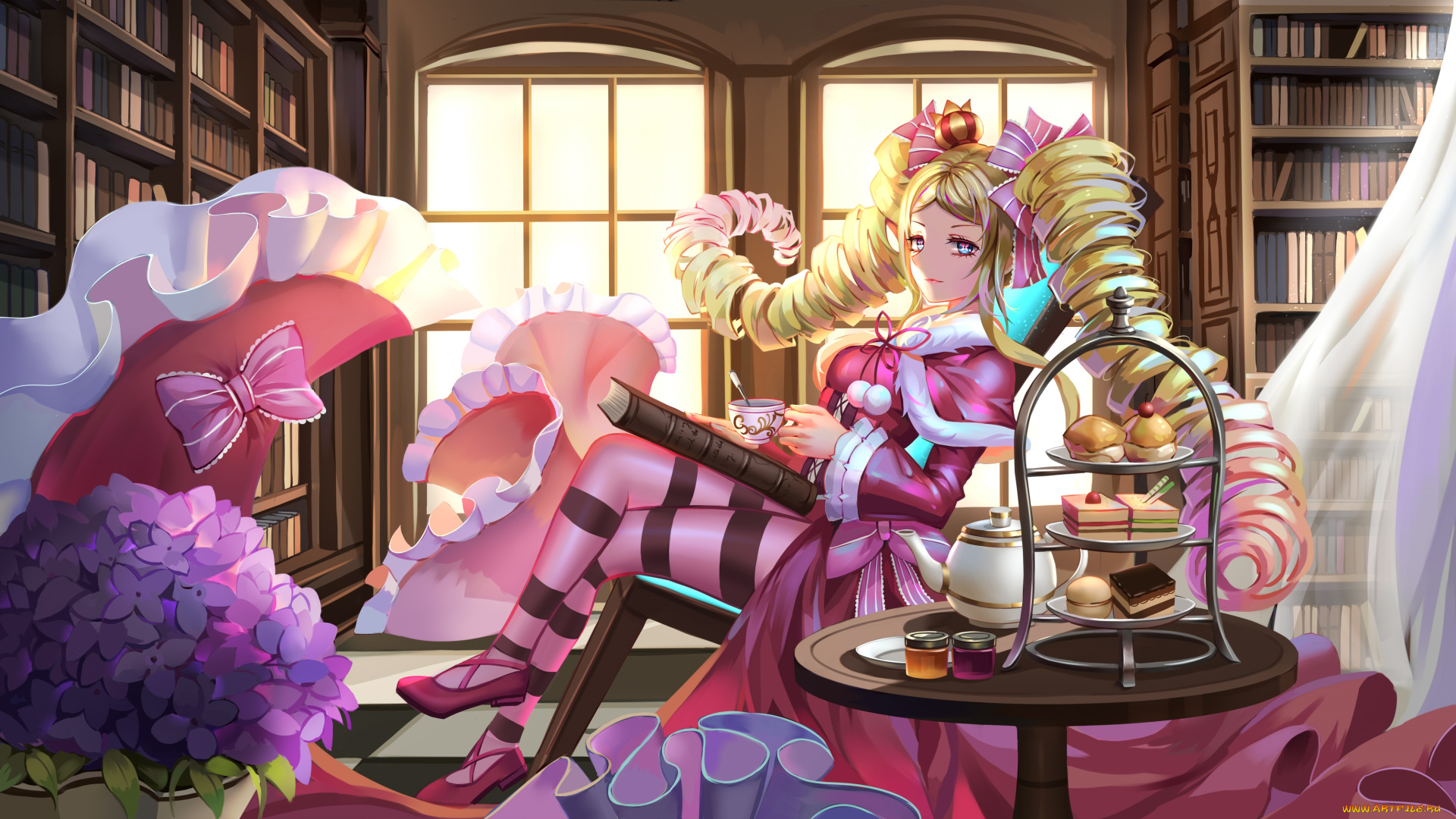 аниме, re, , zero, kara, hajimeru, isekai, seikatsu, девушка