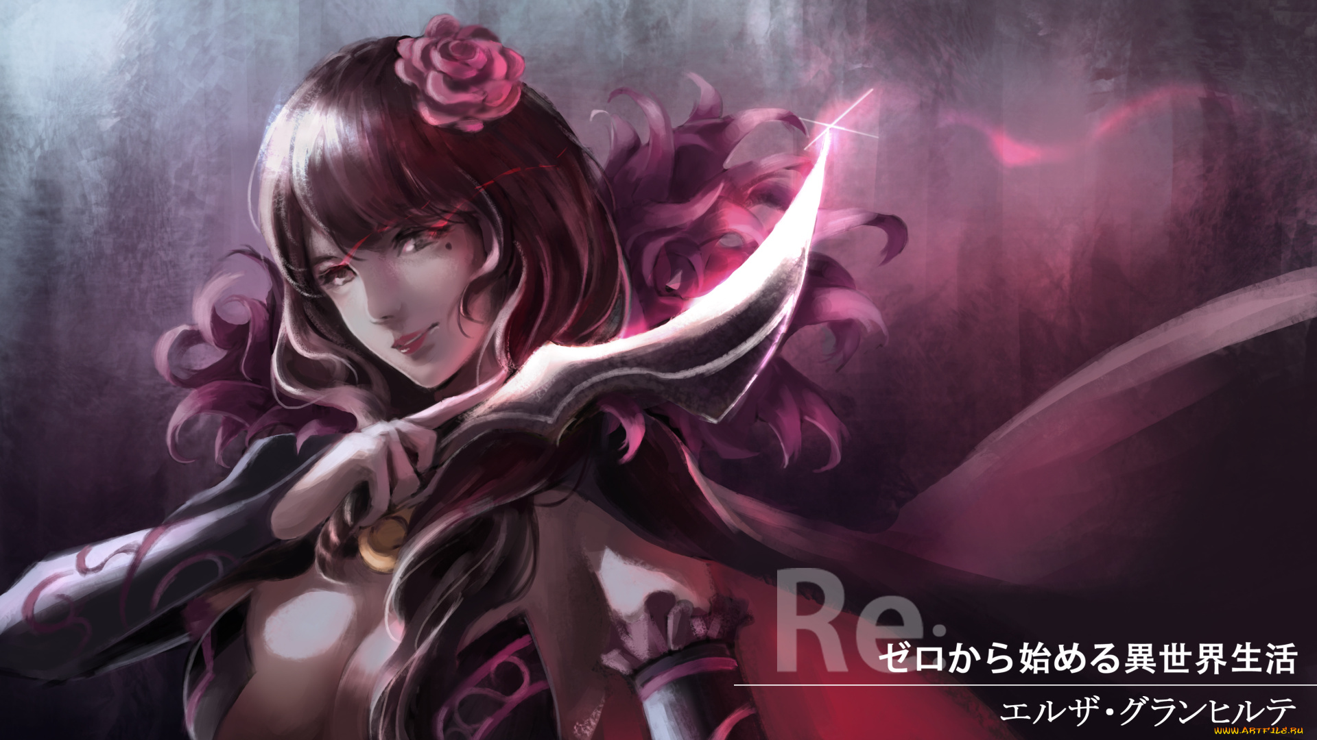 аниме, re, , zero, kara, hajimeru, isekai, seikatsu, девушка