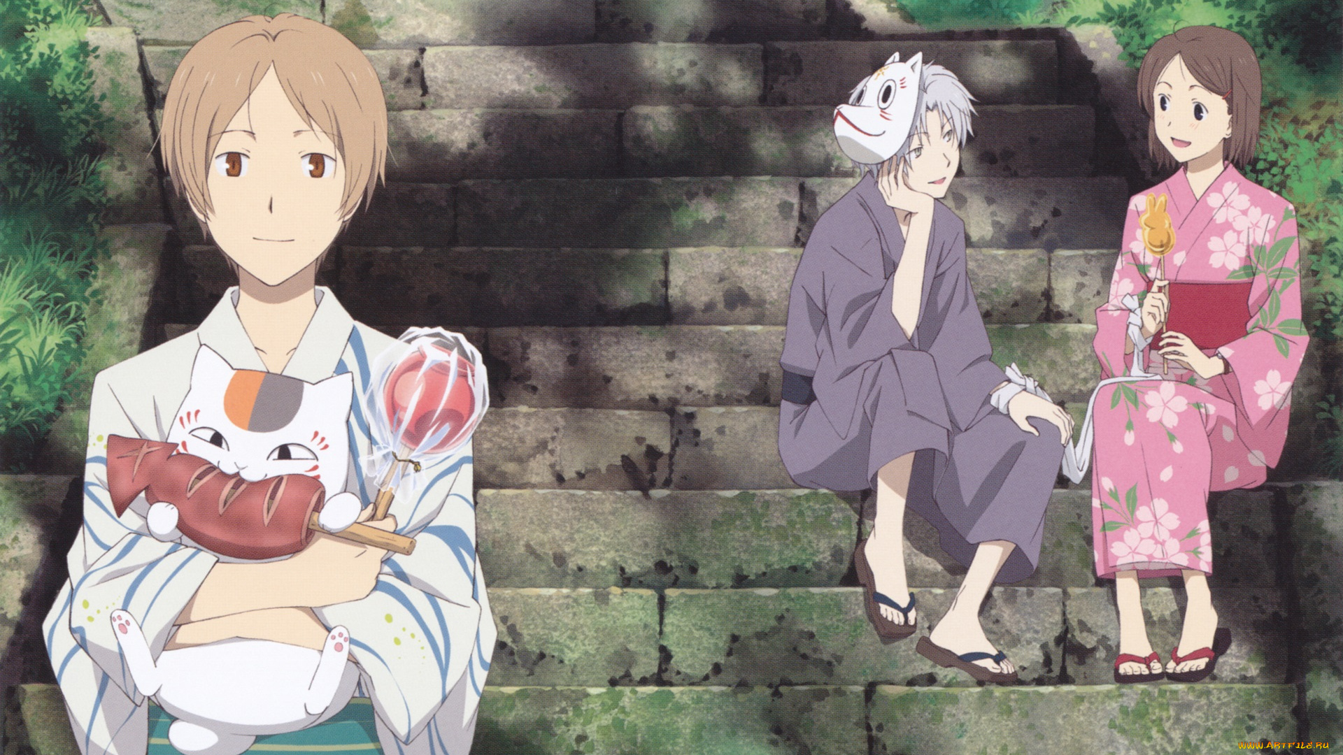 аниме, unknown, , другое, кроссовер, натсуме, гин