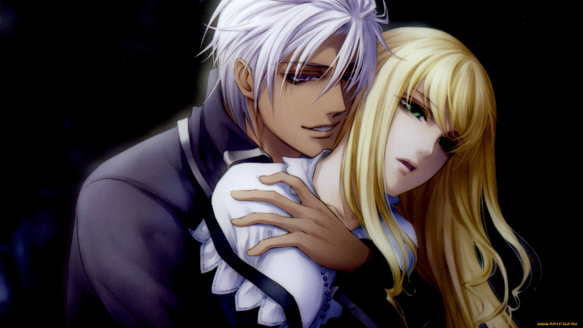 аниме, wand, of, fortune, art, kagerou, usuba, edel, blume, visual, novel