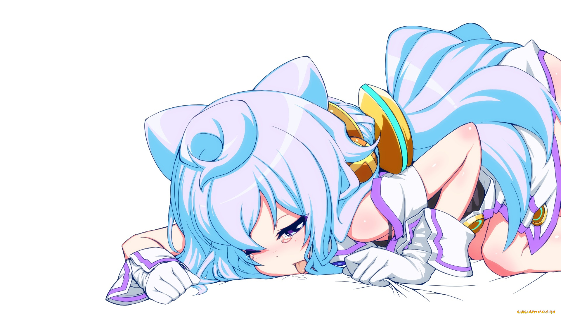 аниме, животные, , существа, девушка