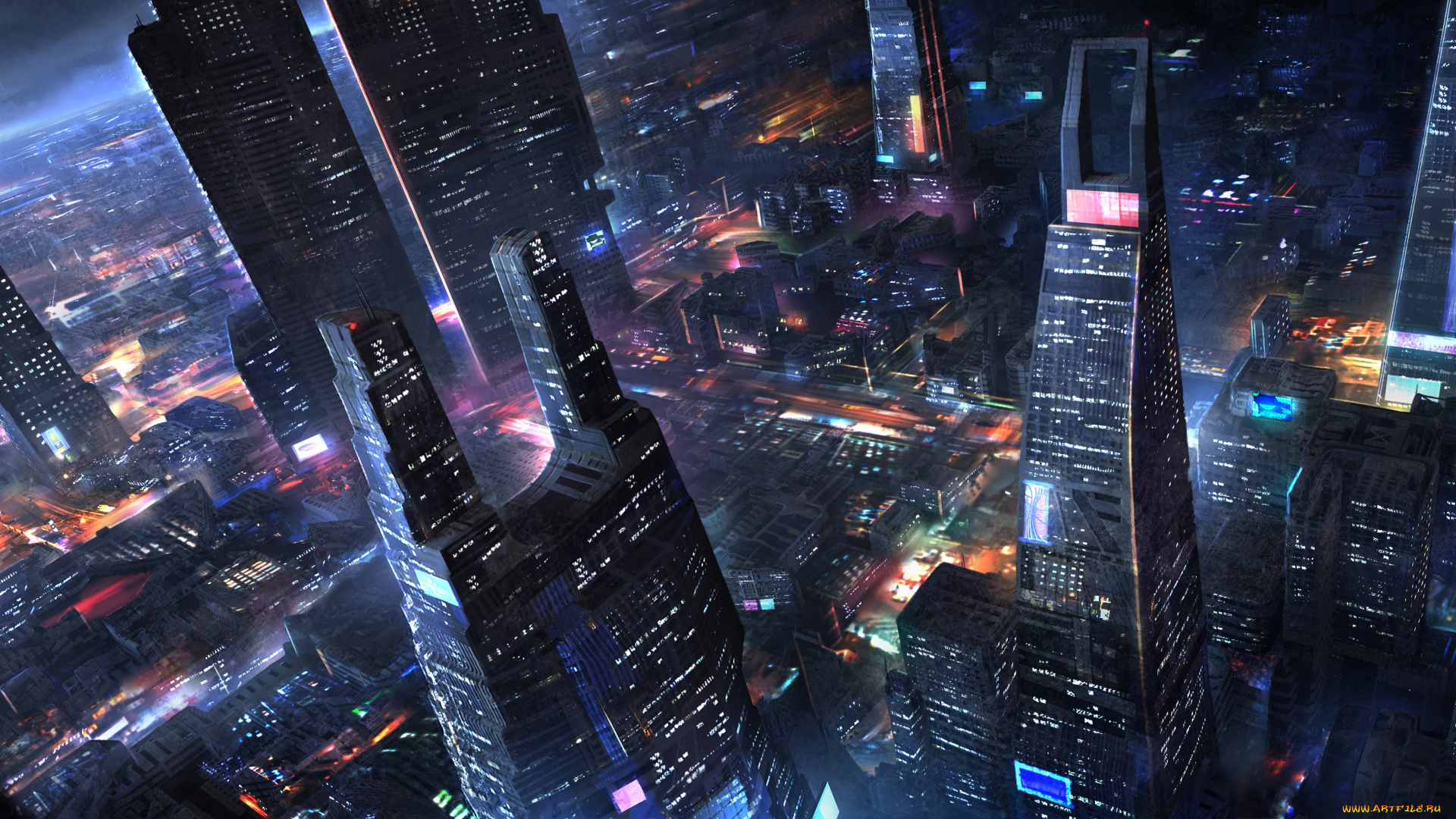 фэнтези, иные, миры, , иные, времена, мегаполис, будущее, мир, иной, ночь