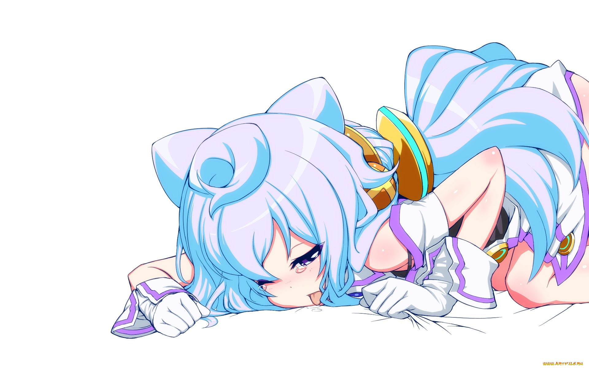 аниме, животные, , существа, девушка