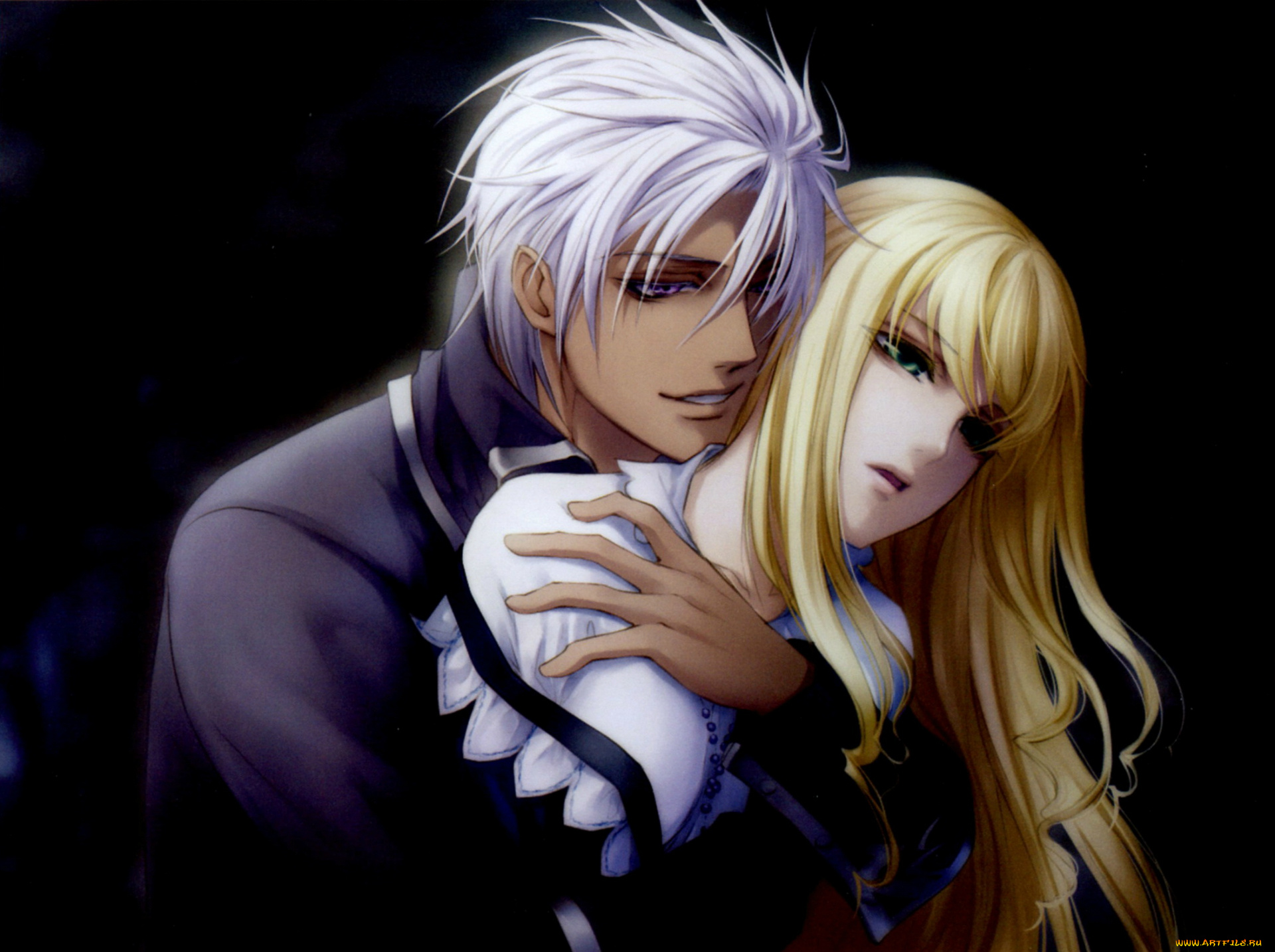 аниме, wand, of, fortune, art, kagerou, usuba, edel, blume, visual, novel