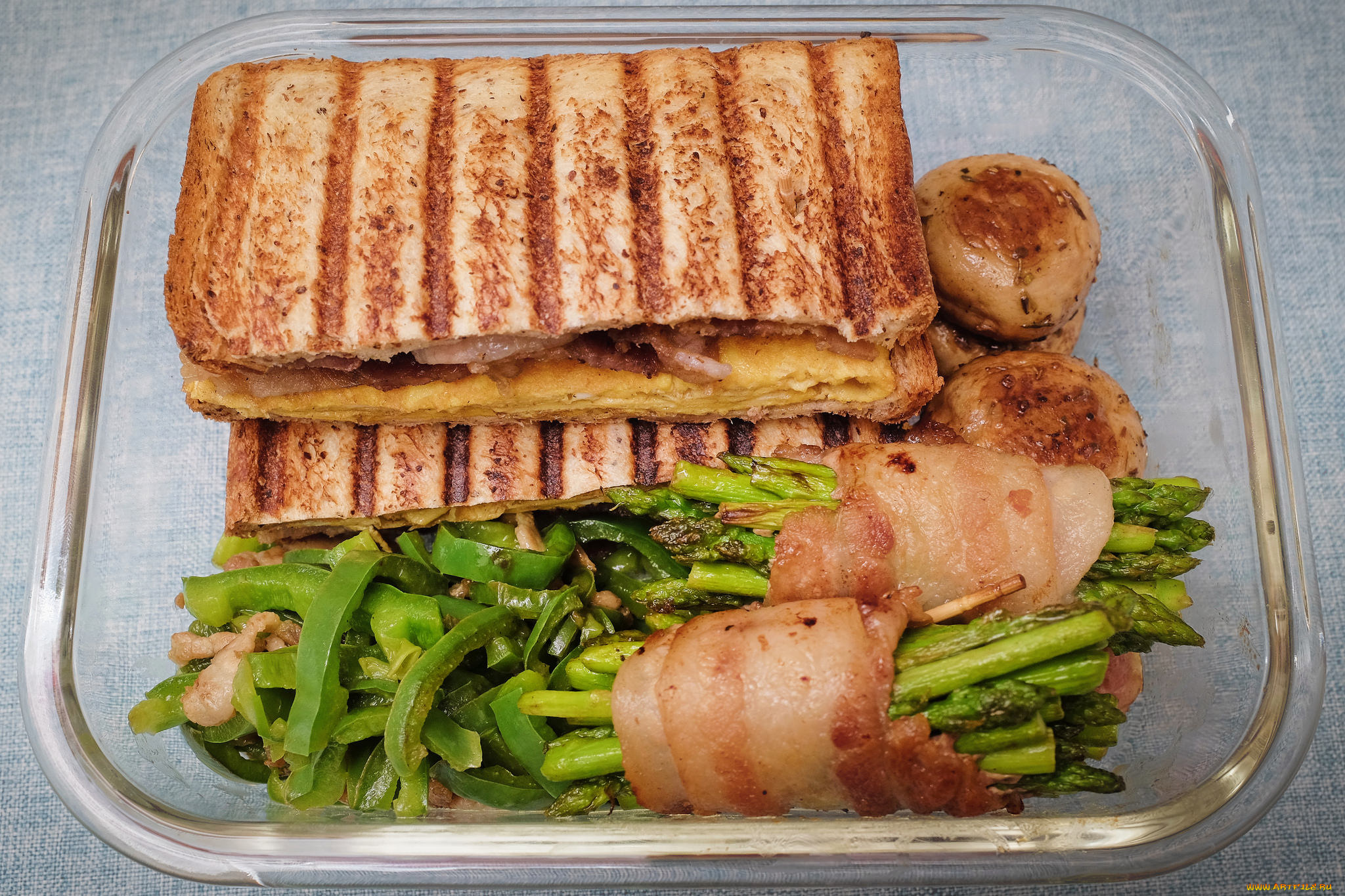 еда, мясные, блюда, грибы, зелень, мясо