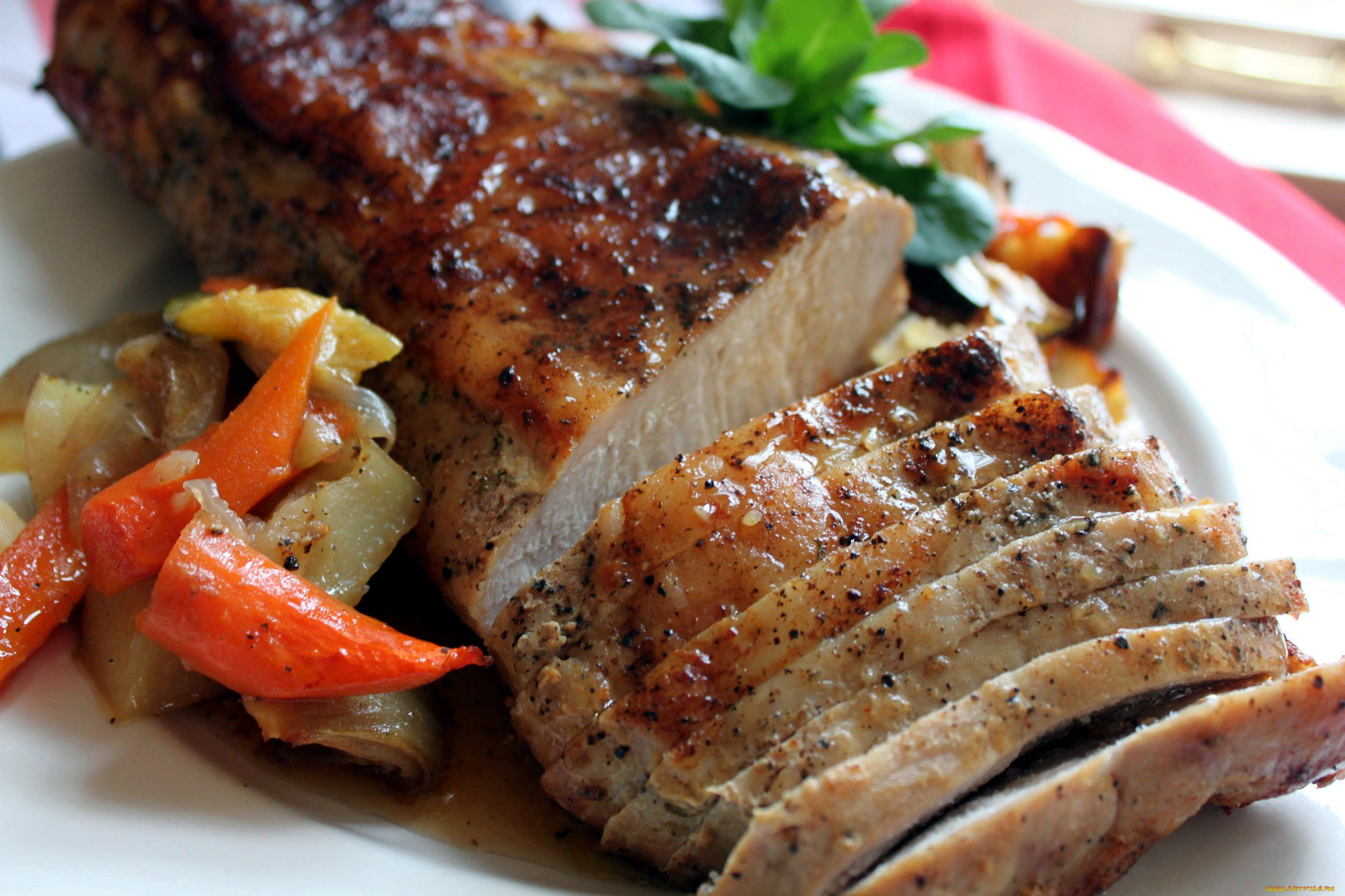 еда, мясные, блюда, буженина