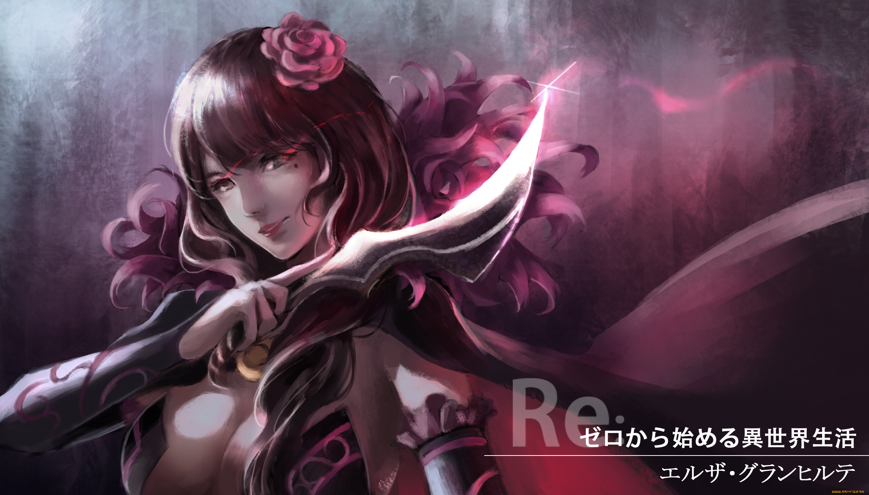 аниме, re, , zero, kara, hajimeru, isekai, seikatsu, девушка
