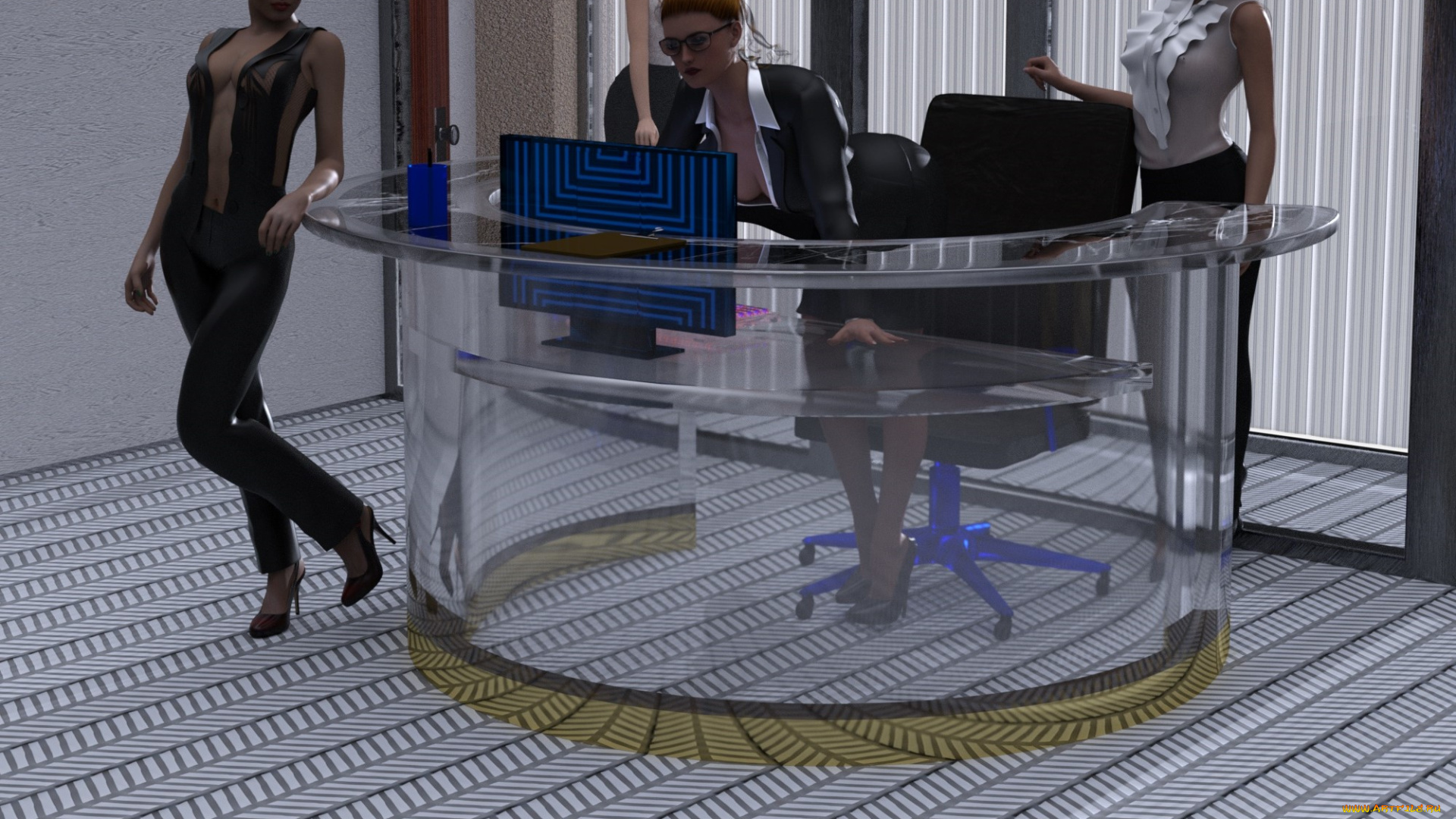 3д, графика, люди, , people, фон, взгляд, девушки