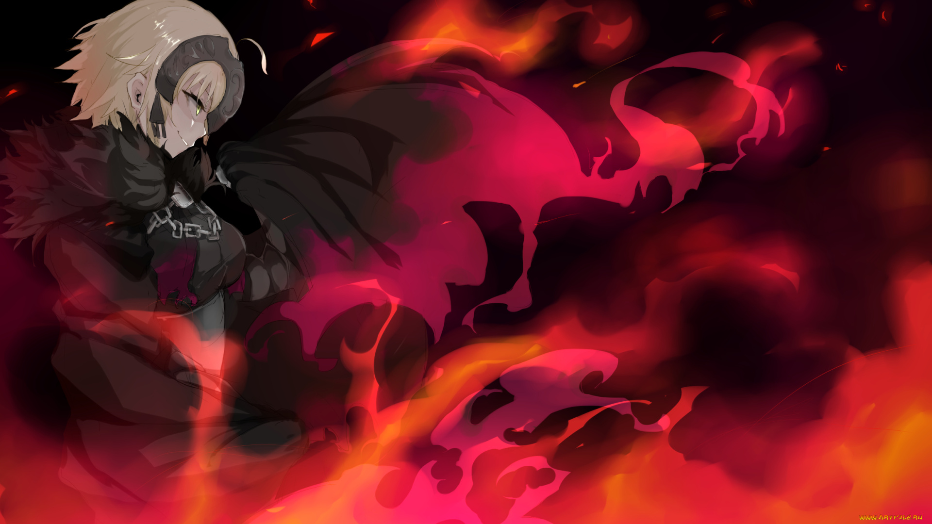 аниме, fate, stay, night, joan, alter