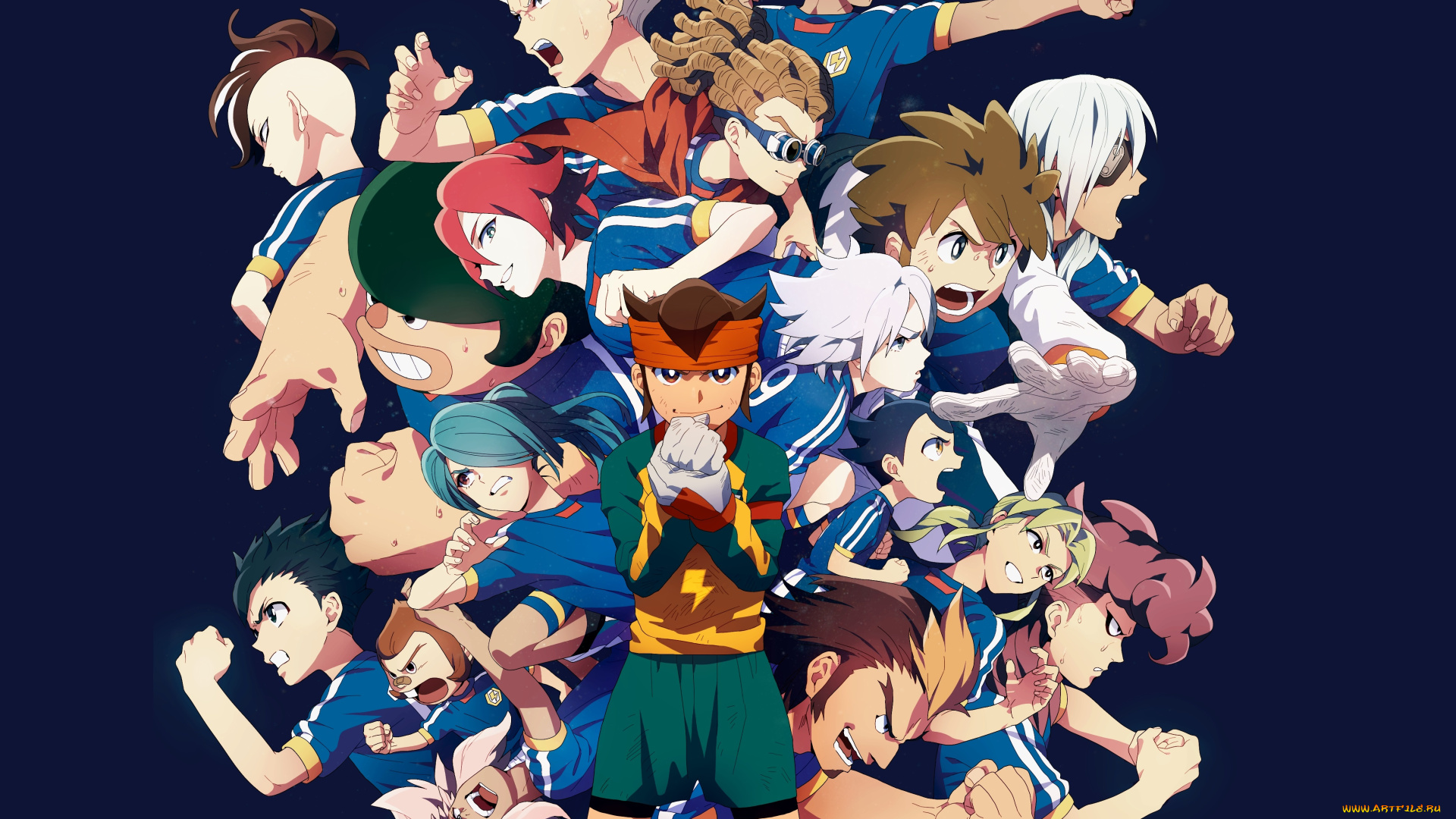 аниме, inazuma, eleven, парни