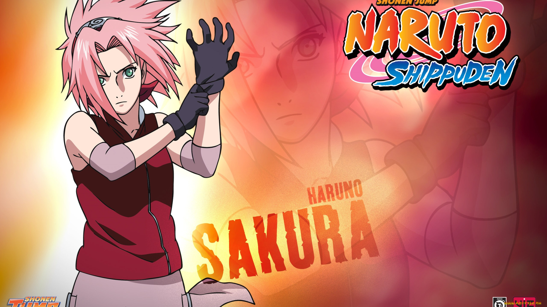 аниме, naruto, сакура