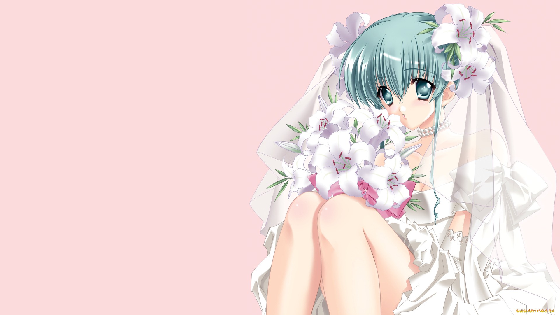 аниме, unknown, , другое, взгляд, фон, девушка