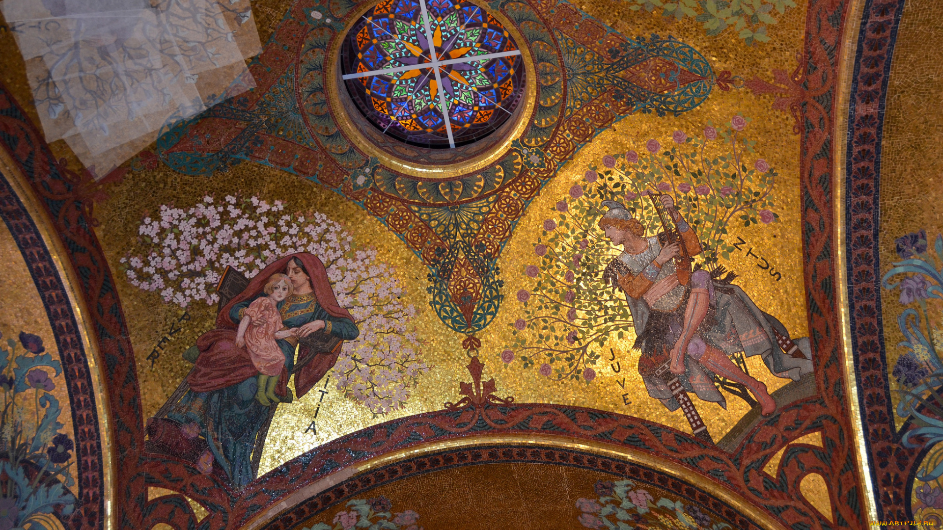 интерьер, убранство, , роспись, храма, храм