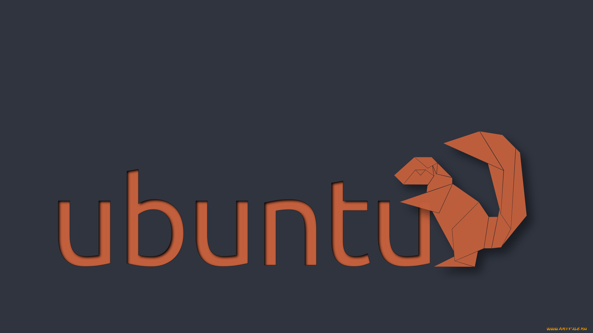 компьютеры, ubuntu, linux, фон, логотип