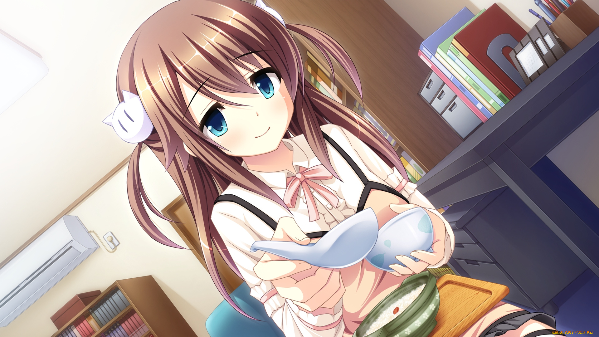 mote, sugite, shuraba, na, ore, аниме, девушка, фон, взгляд