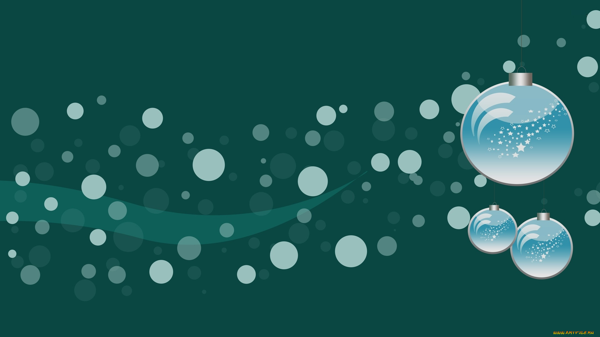 праздничные, векторная, графика, , новый, год, шары, фон