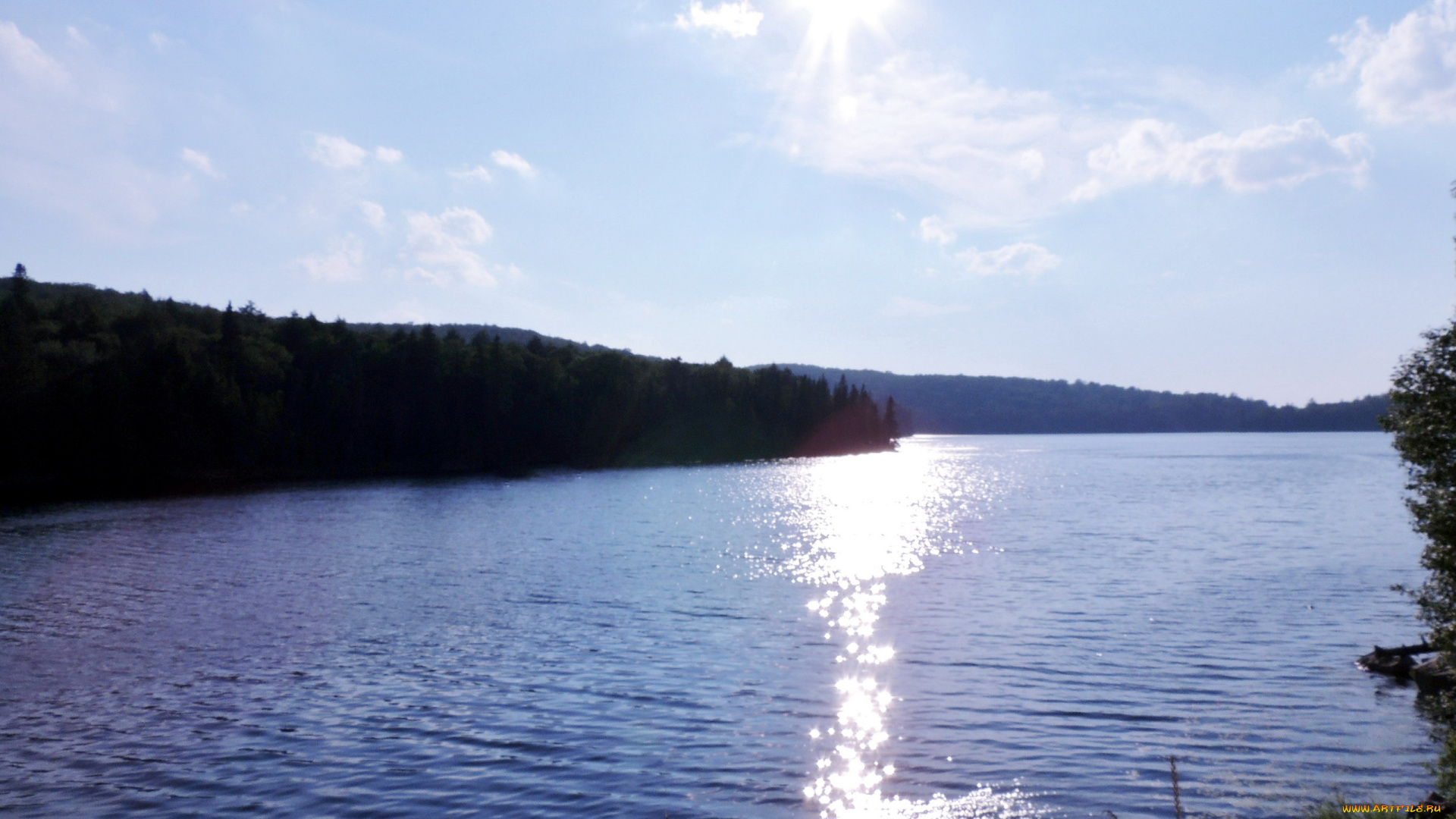 природа, реки, озера, солнце, вода, река