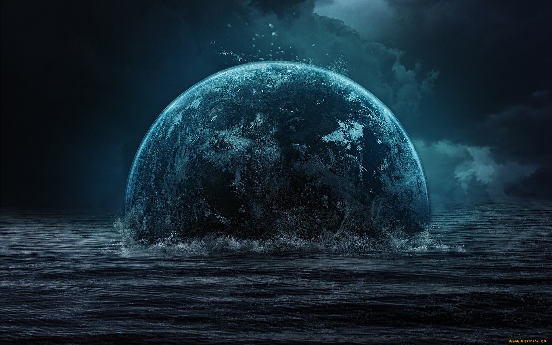 3д, графика, атмосфера, настроение, , atmosphere, , , mood, , море, планета