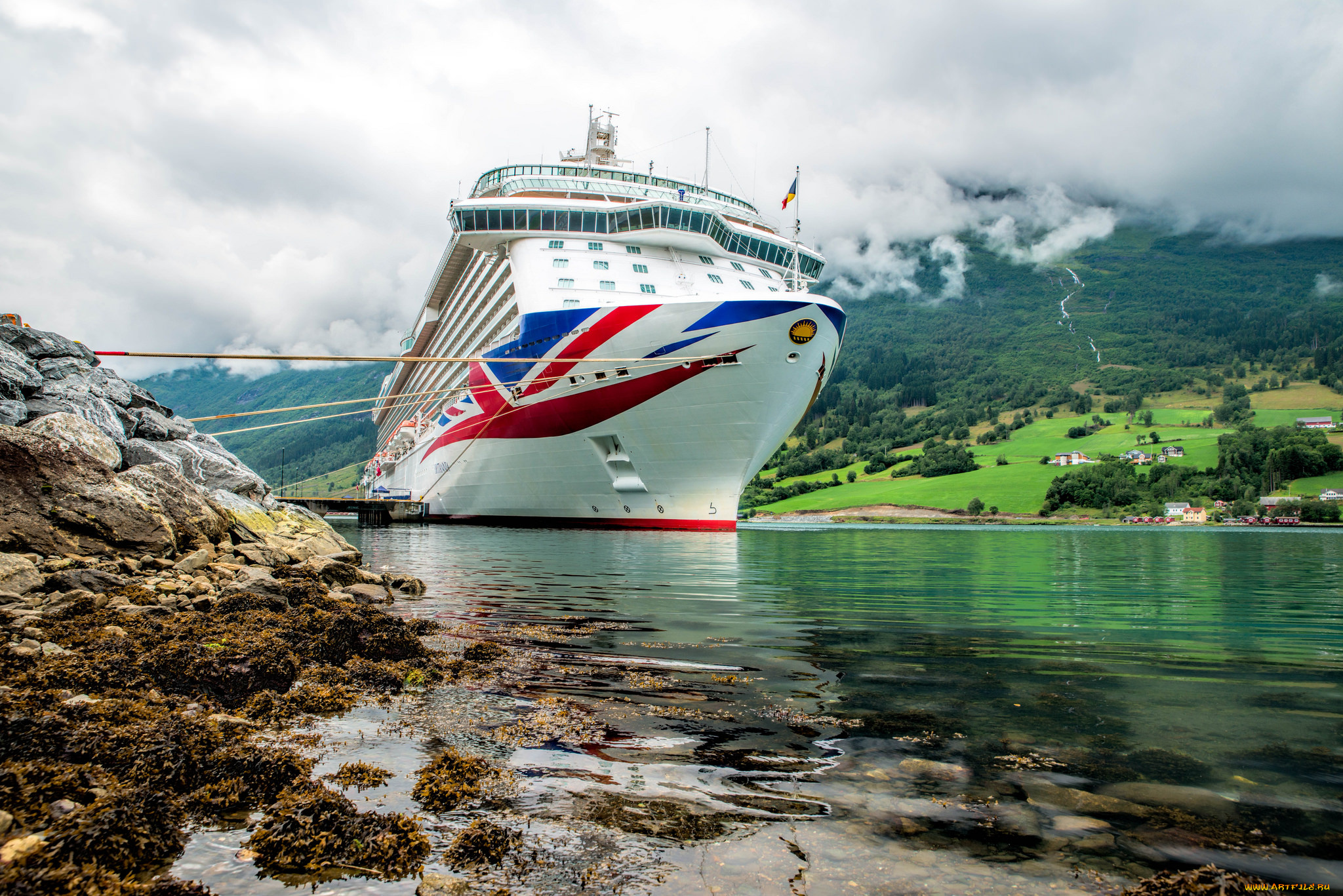 корабли, лайнеры, круиз, лайнер