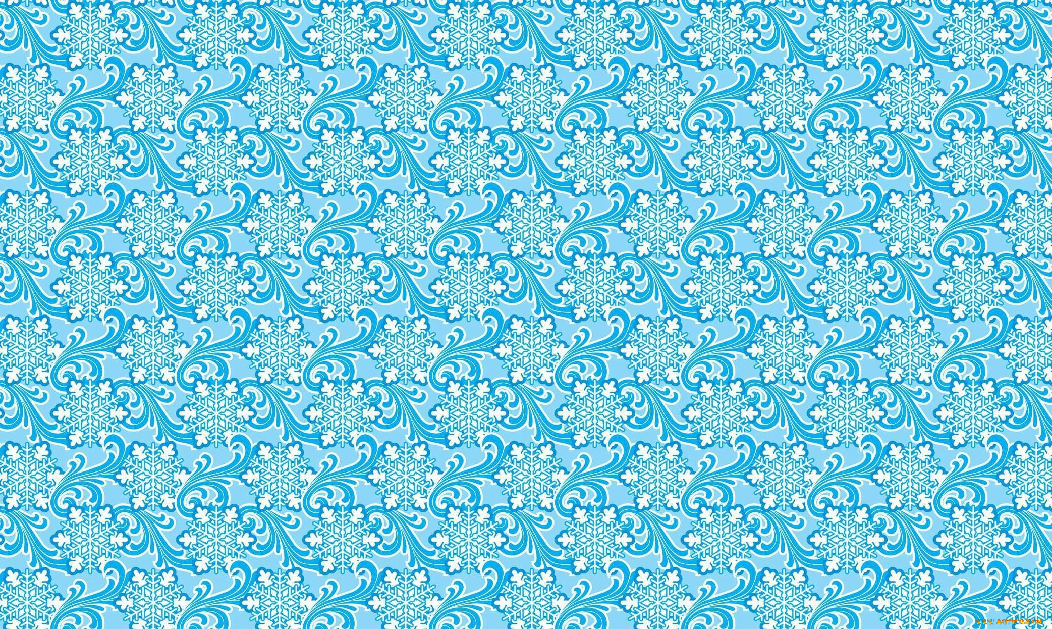 праздничные, векторная, графика, , новый, год, снежинки, узор, голубое, текстура, праздник, новый, год