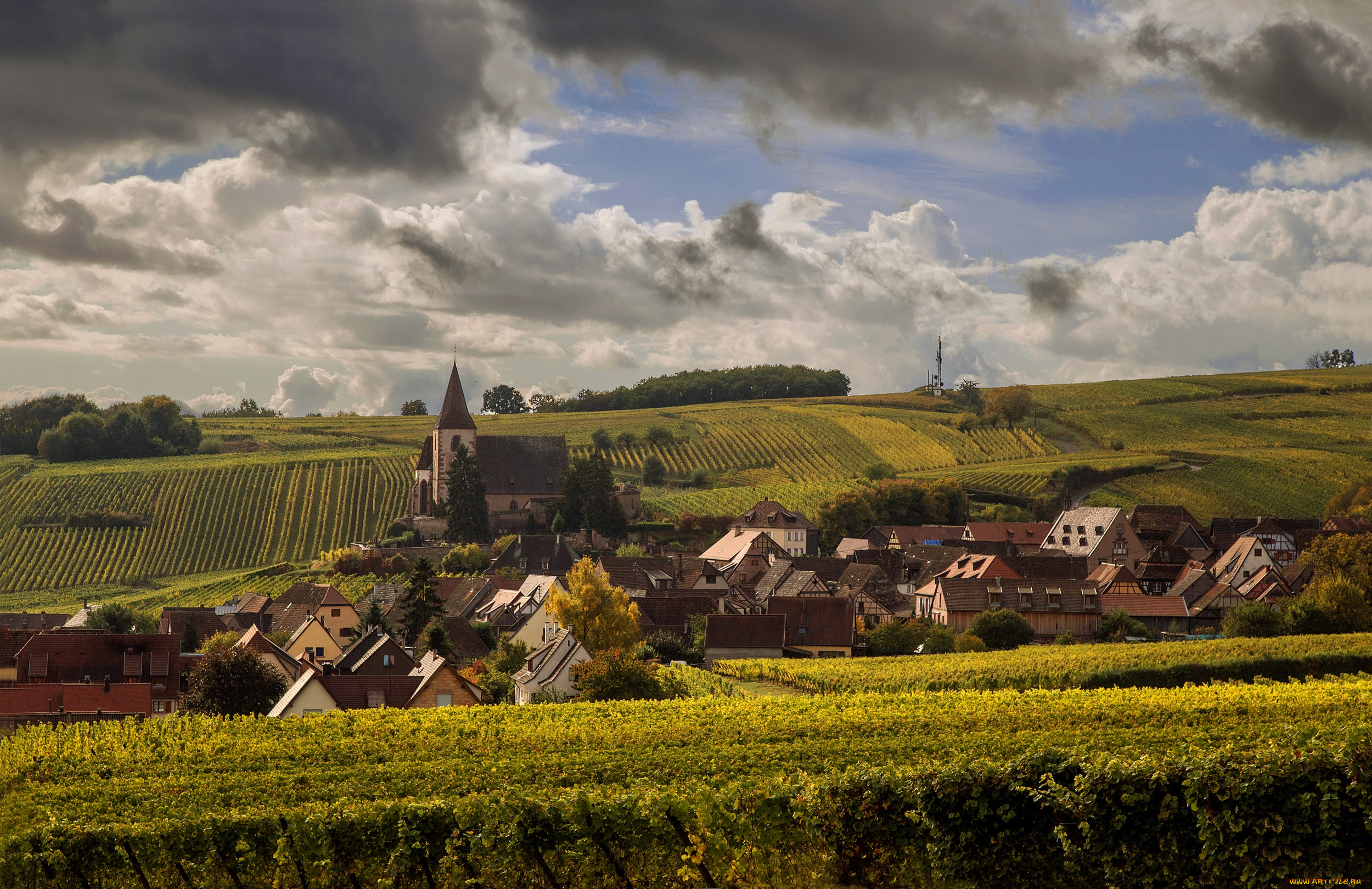 города, -, панорамы, пейзаж