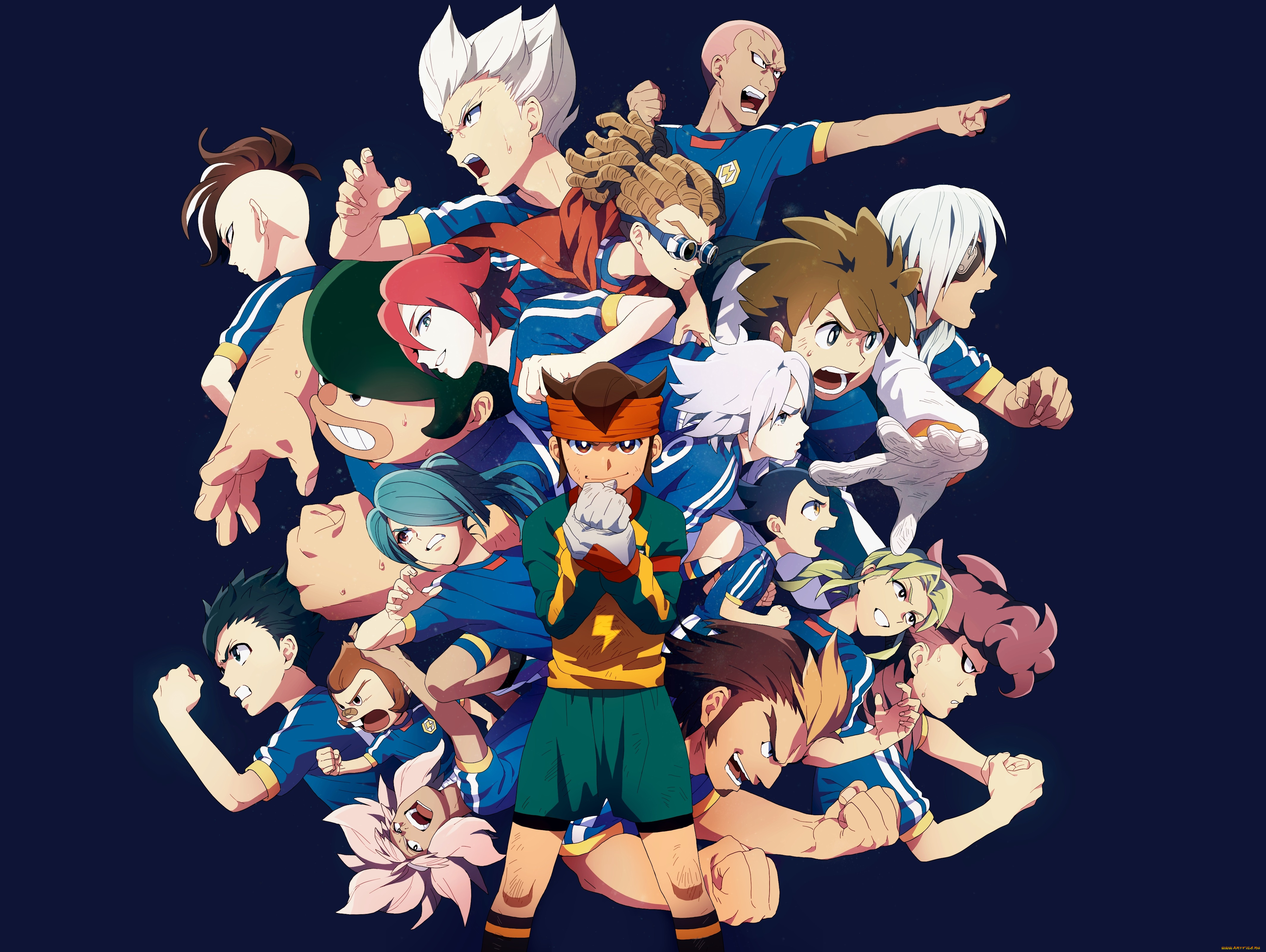 аниме, inazuma, eleven, парни