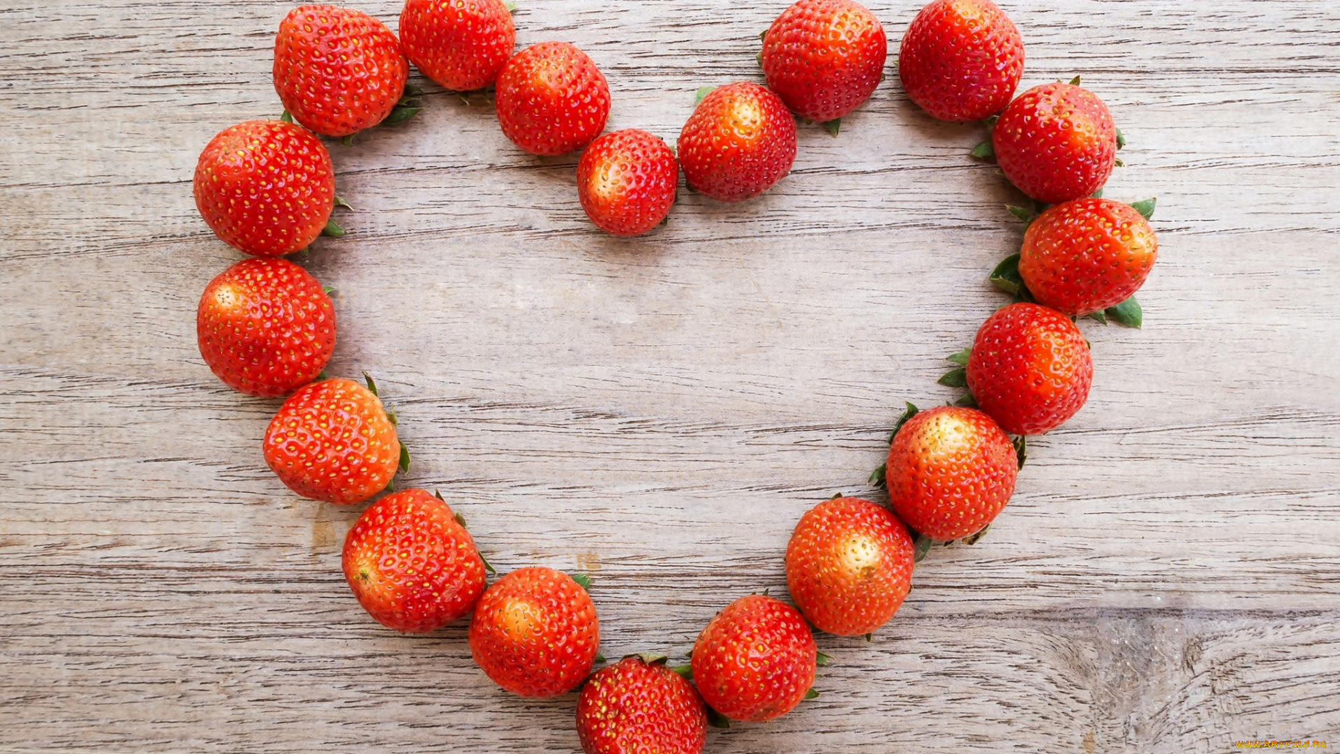 еда, клубника, , земляника, сердечко, ягоды