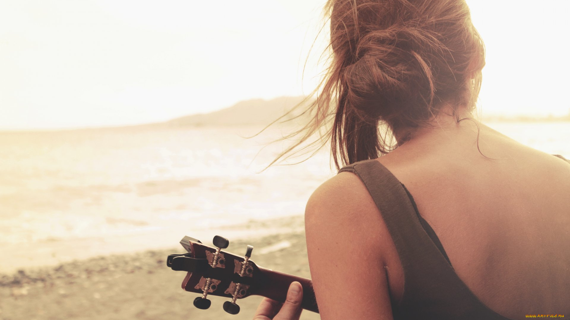 музыка, -другое, девушка, гитара