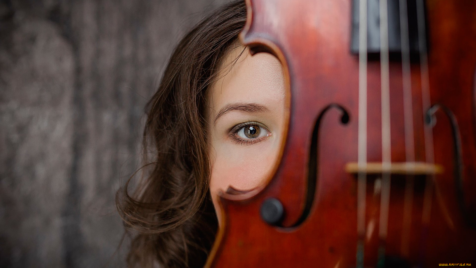 музыка, -другое, девушка, инструмент, взгляд