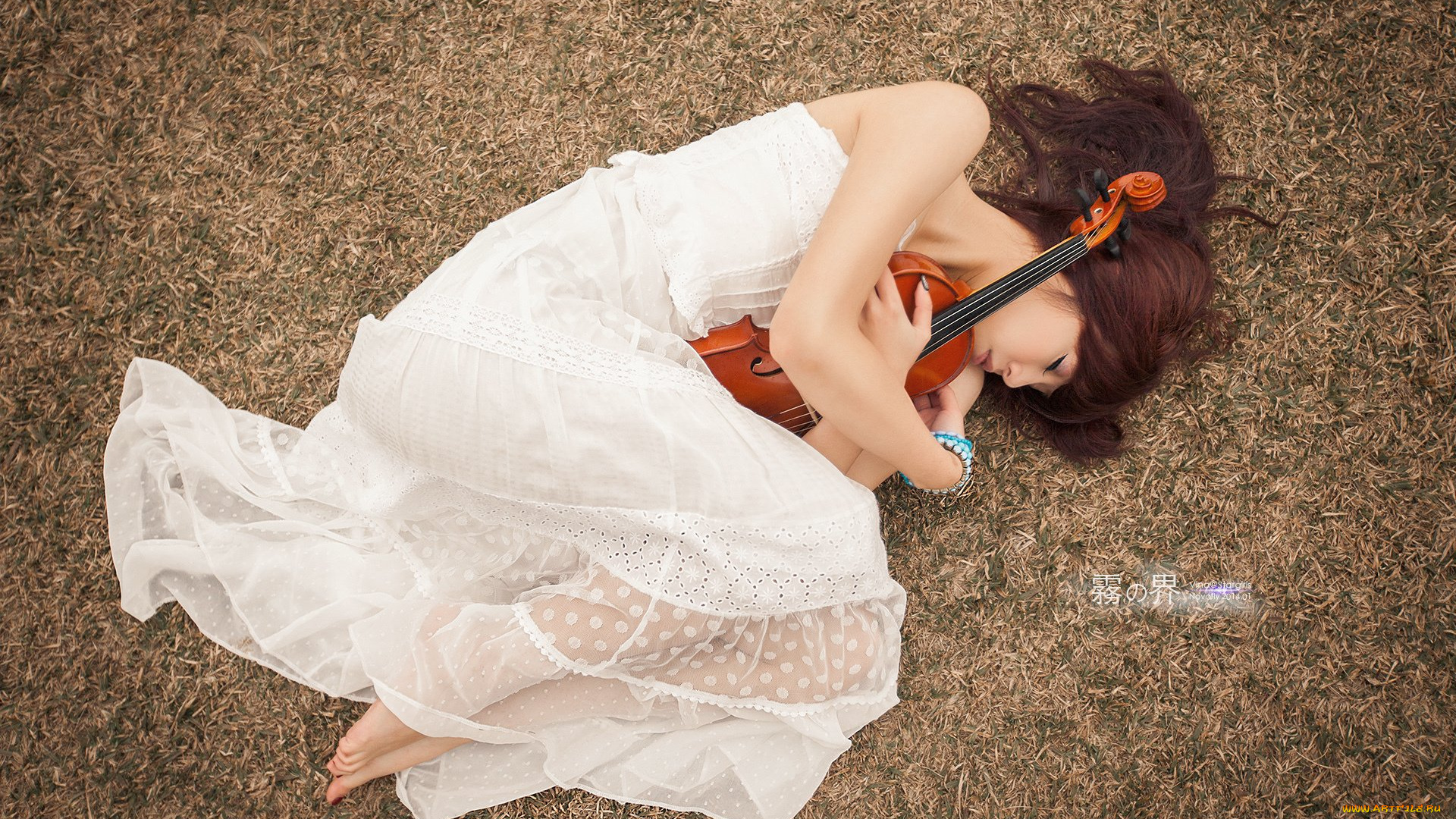 музыка, -другое, отдых, скрипка, девушка