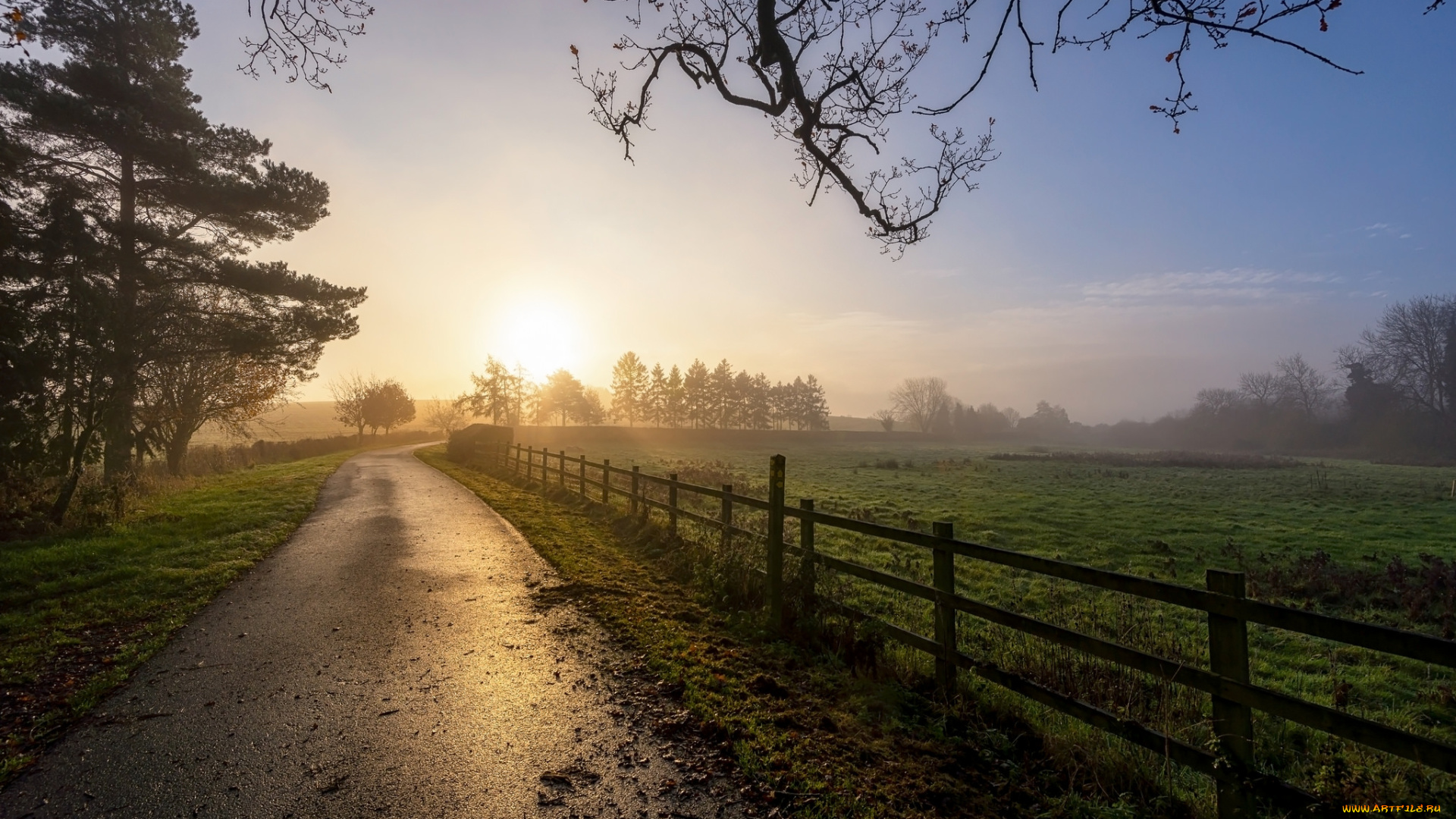 природа, дороги, простор