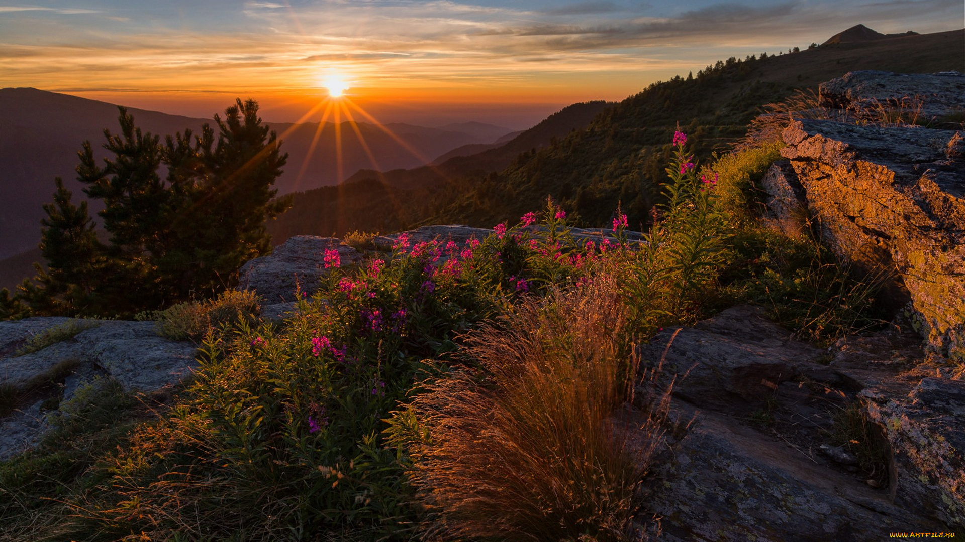 природа, восходы, закаты, простор