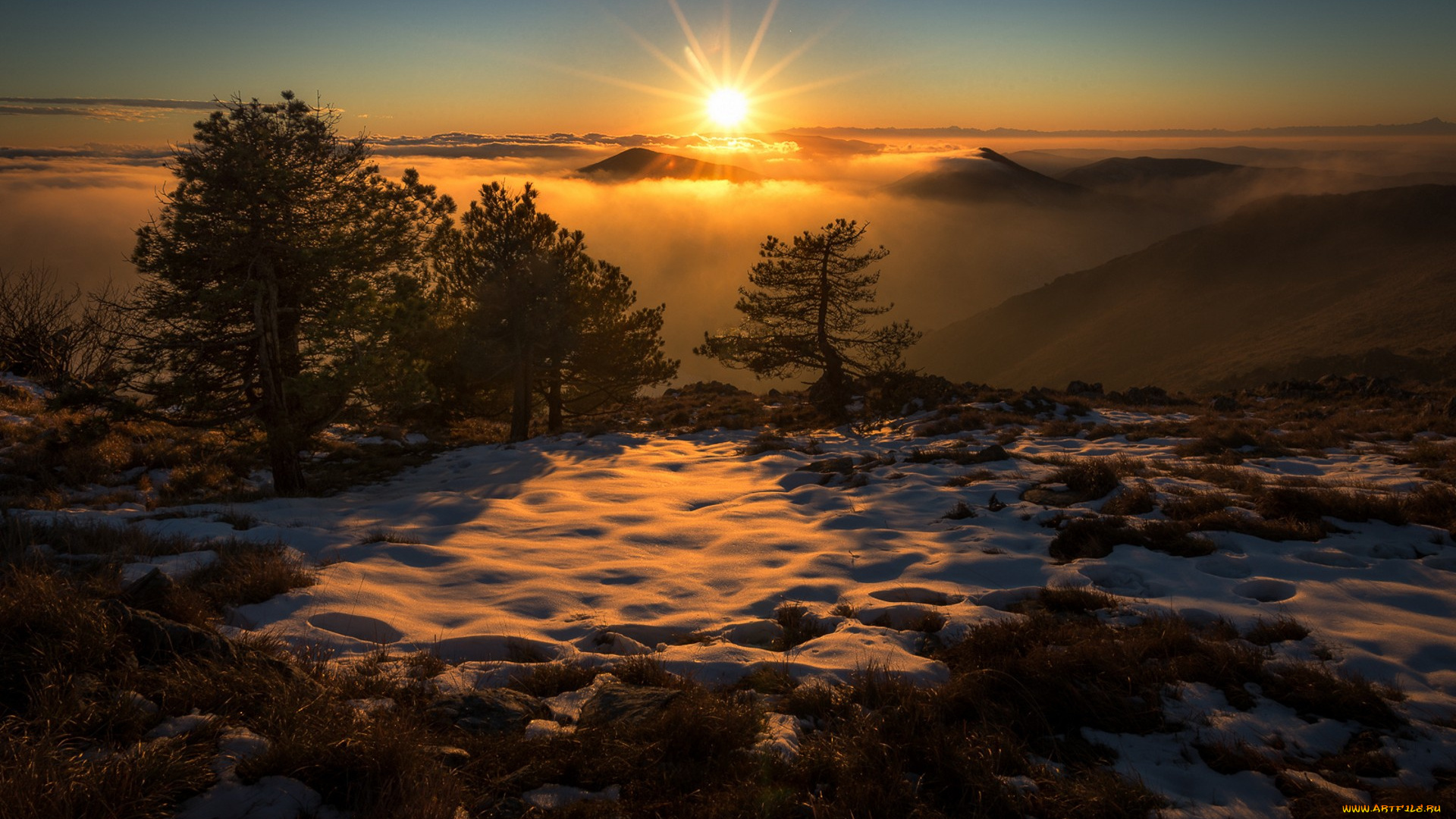 природа, восходы, закаты, простор