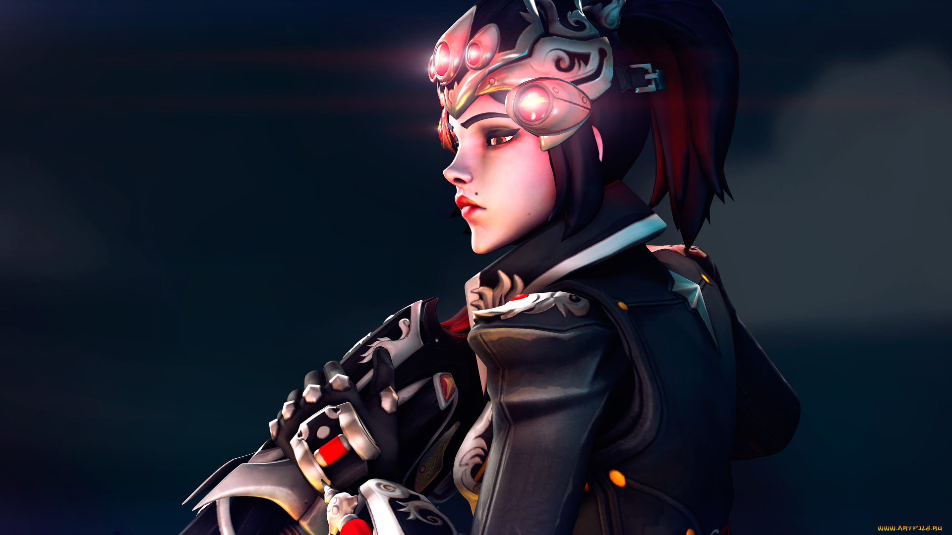 видео, игры, overwatch, униформа, фон, девушка