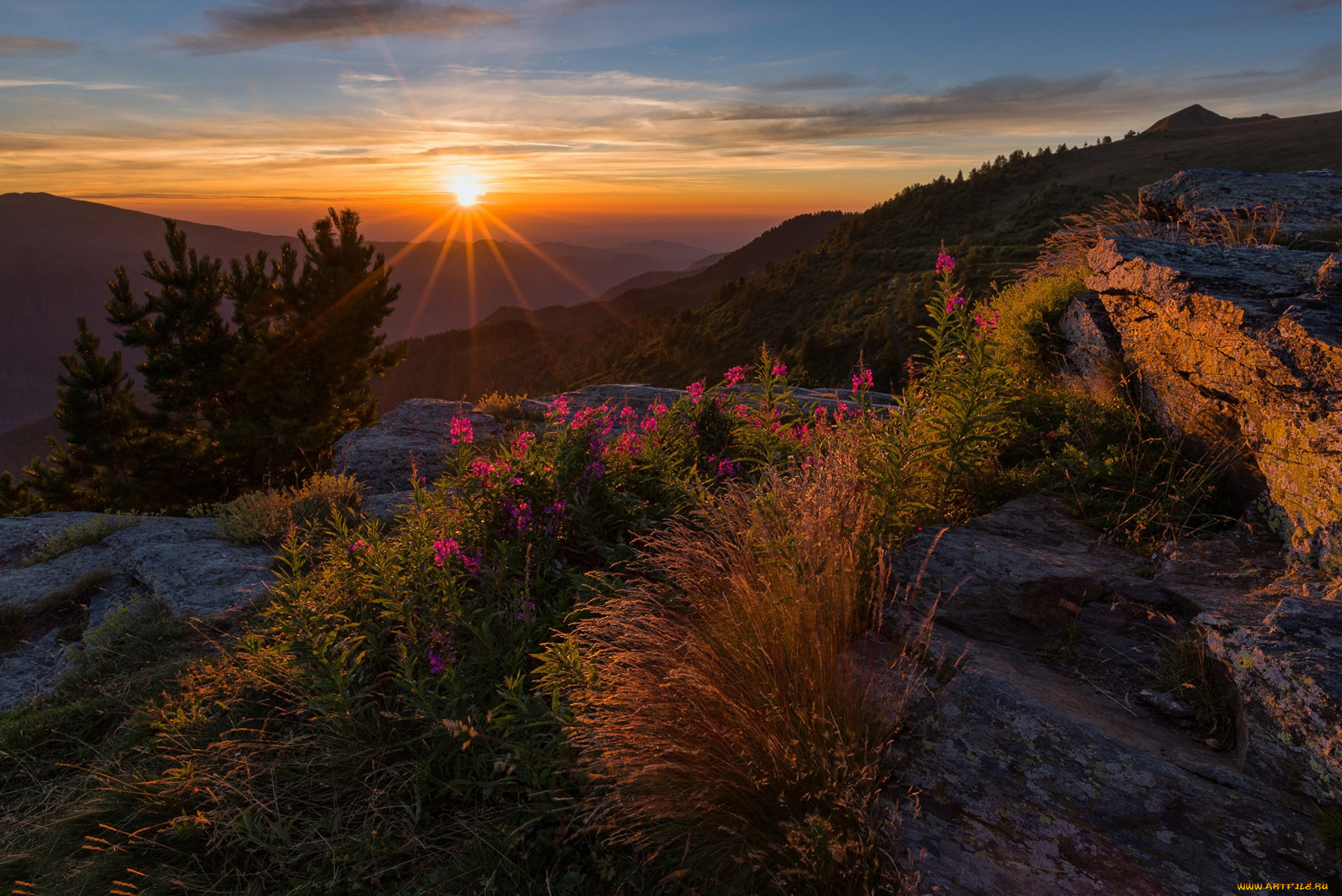 природа, восходы, закаты, простор