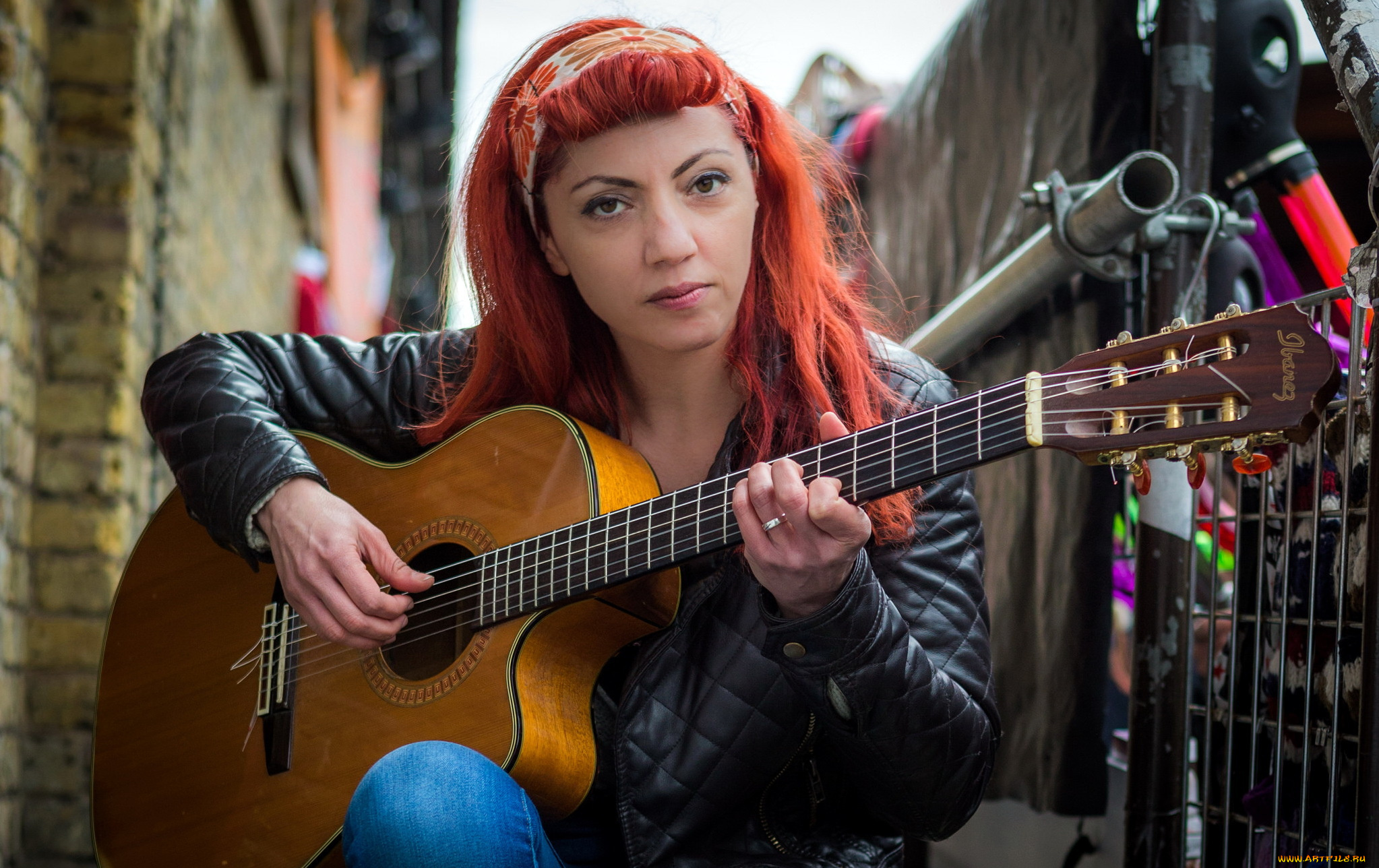 музыка, -другое, девушка, гитара